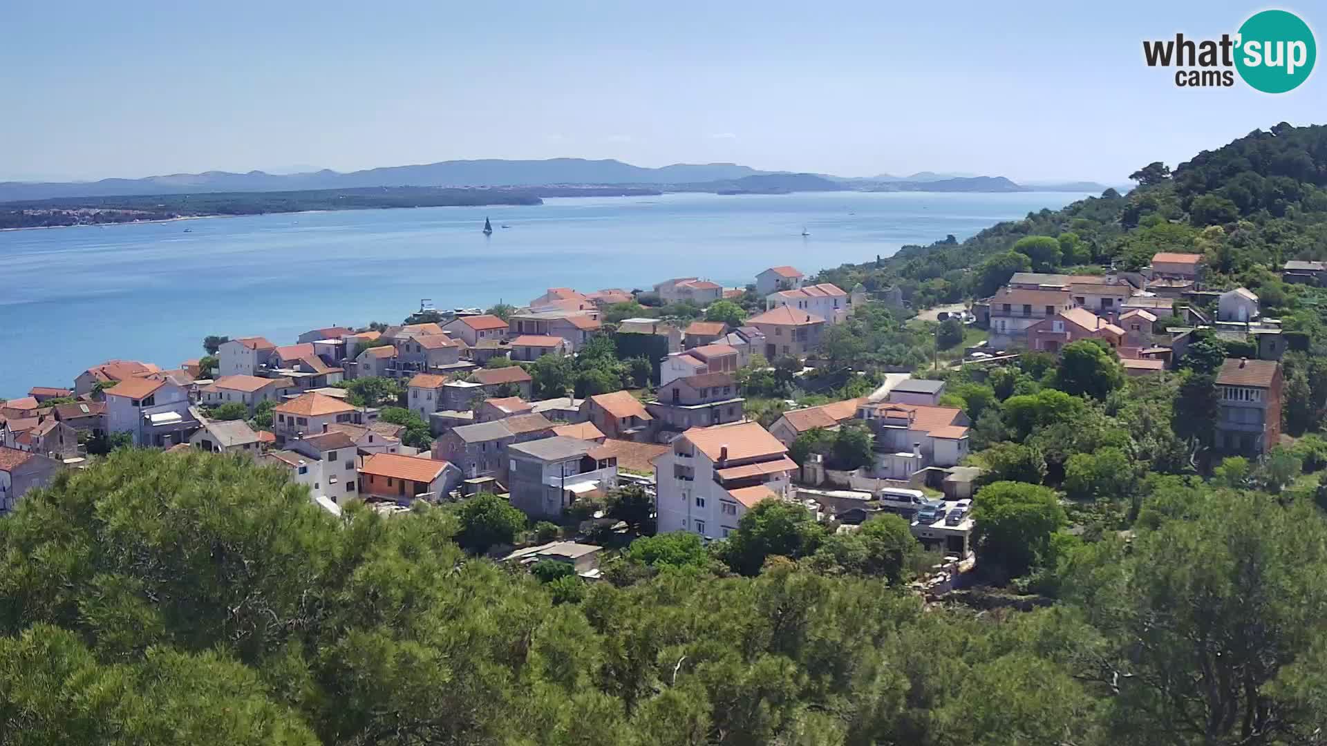 Tkon – Kalvaria – panorama del canale di Pašman