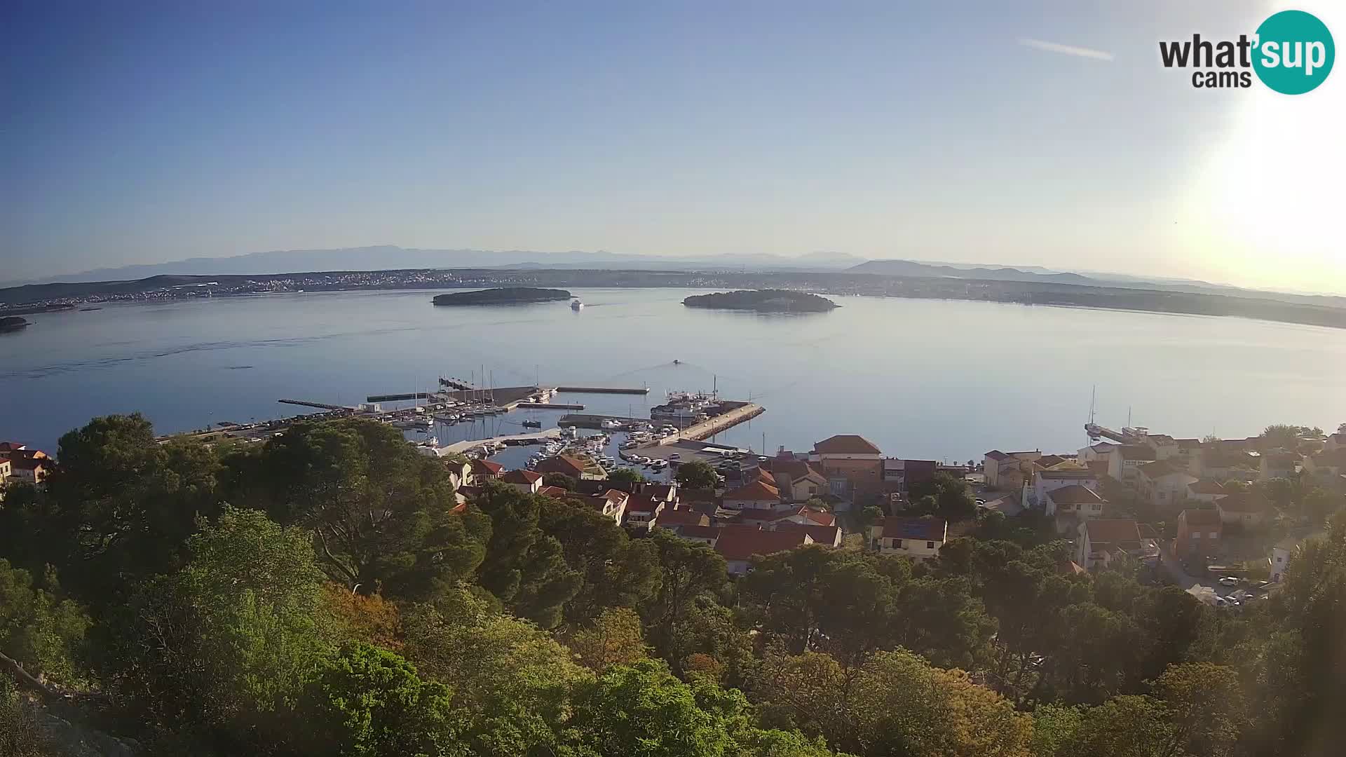 Tkon – Kalvaria – Blick auf Pašman Kanal
