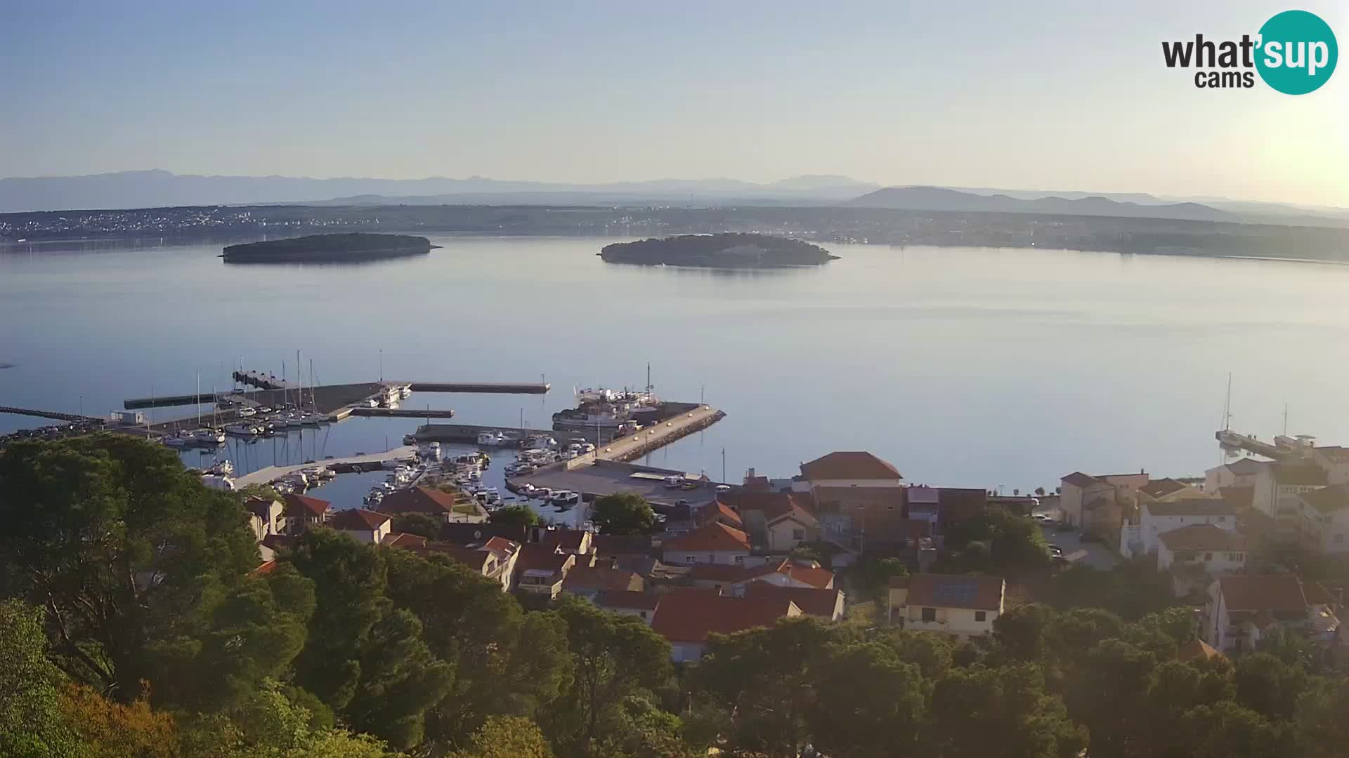 Tkon – Kalvaria – Blick auf Pašman Kanal