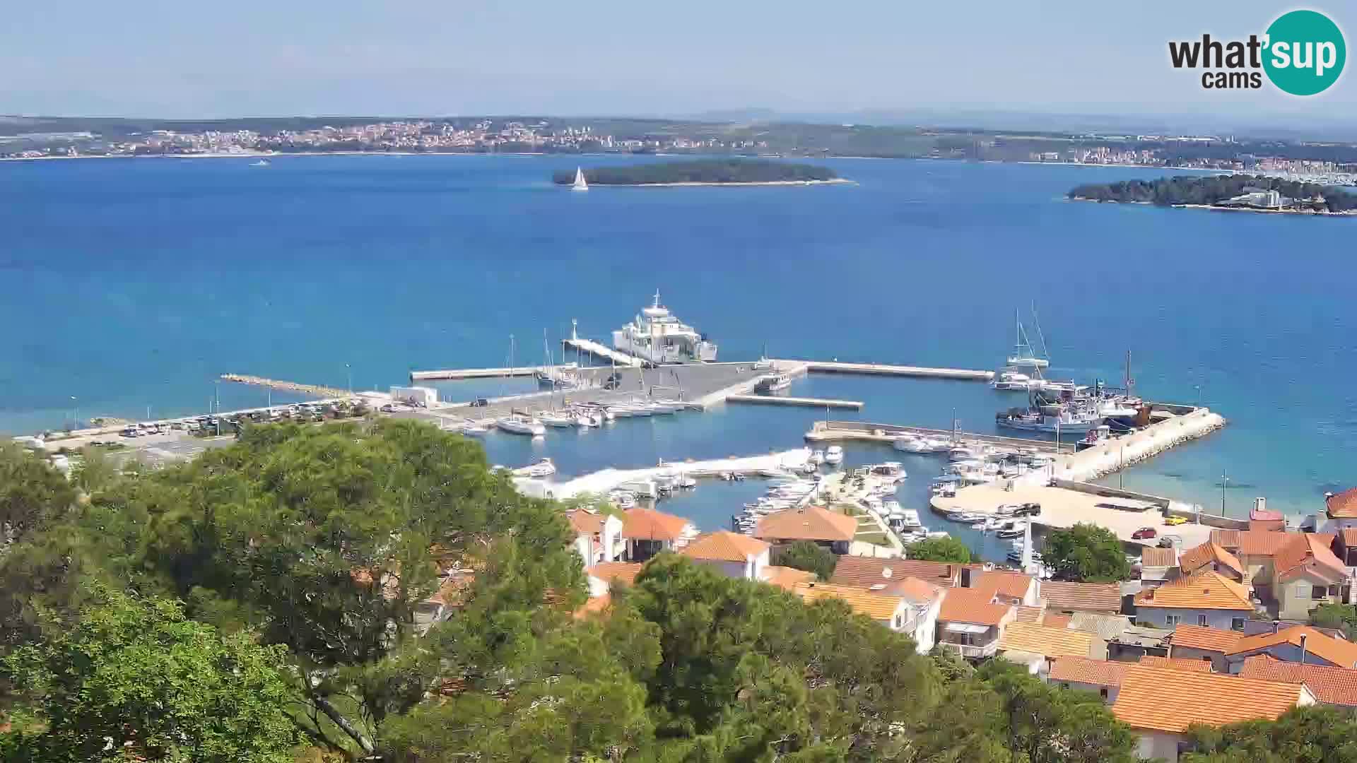 Tkon – Kalvarija – vue sur le canal Pašman