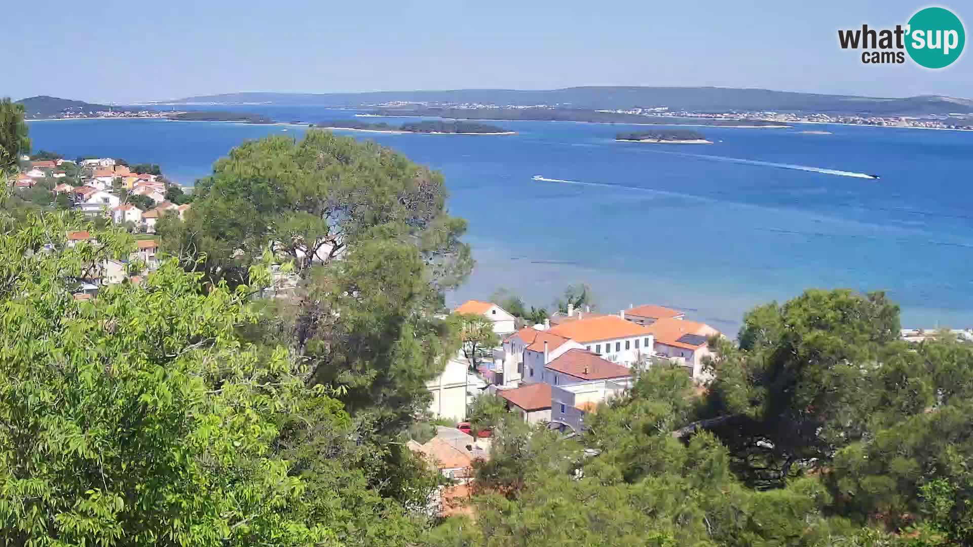 Tkon – Kalvarija – pogled na Pašmanski kanal