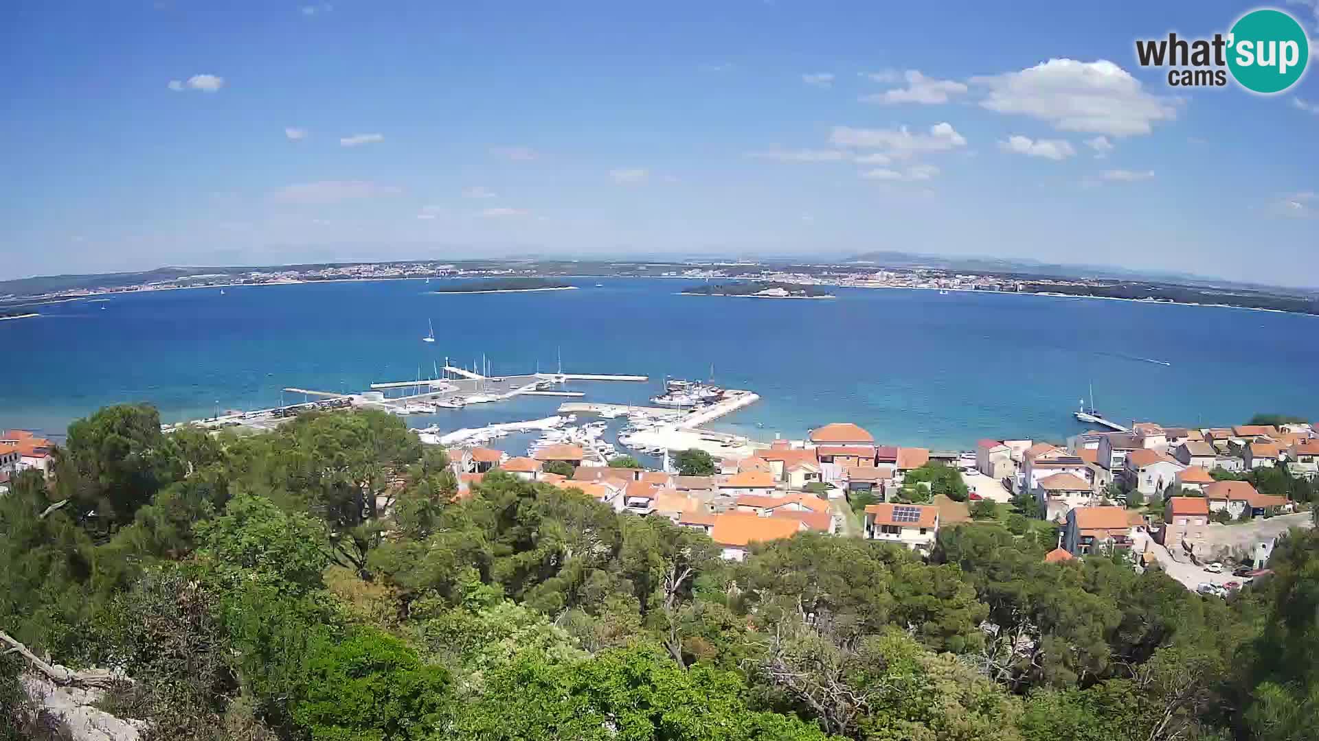 Tkon – Kalvarija – pogled na Pašmanski kanal