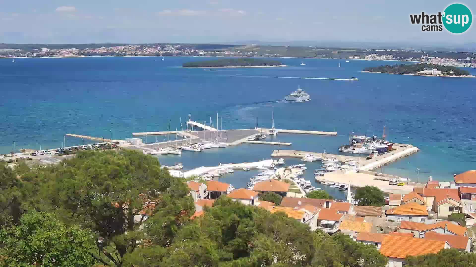 Tkon – Kalvaria – vista del canal de Pašman