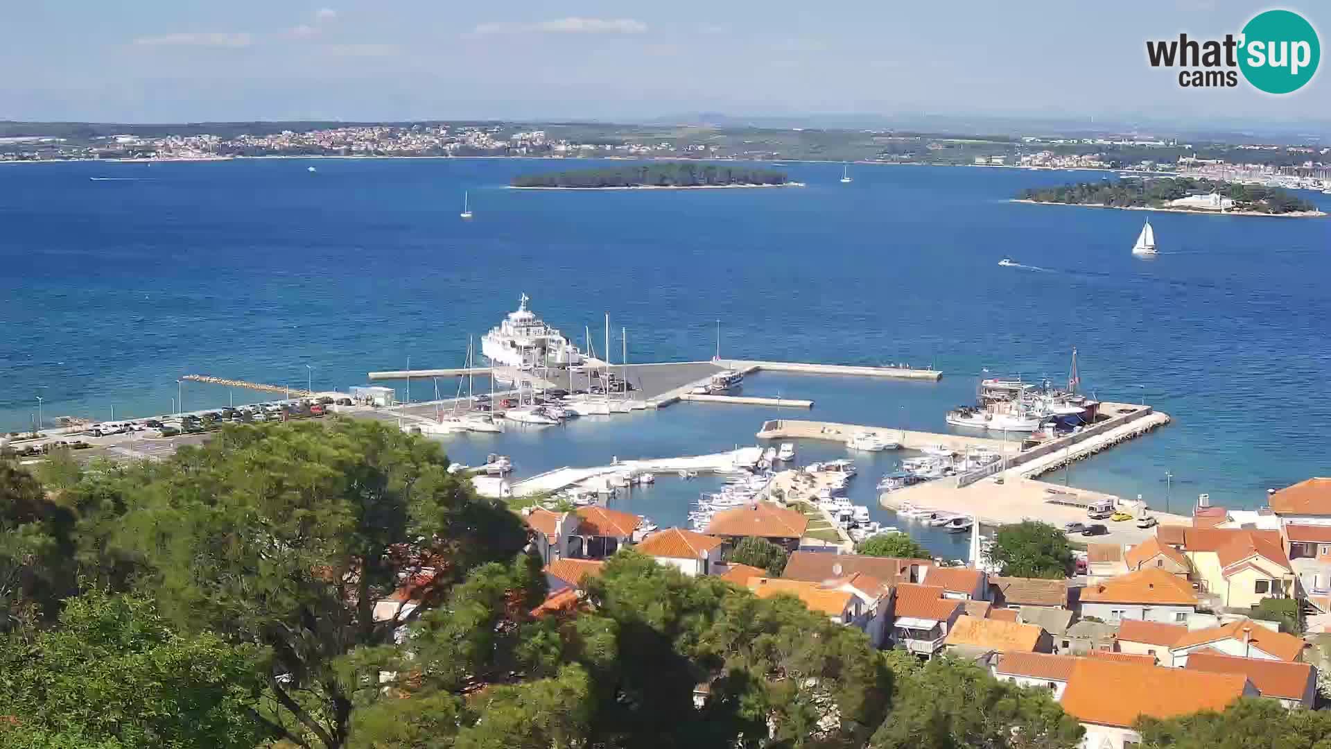 Tkon – Kalvaria – panorama del canale di Pašman
