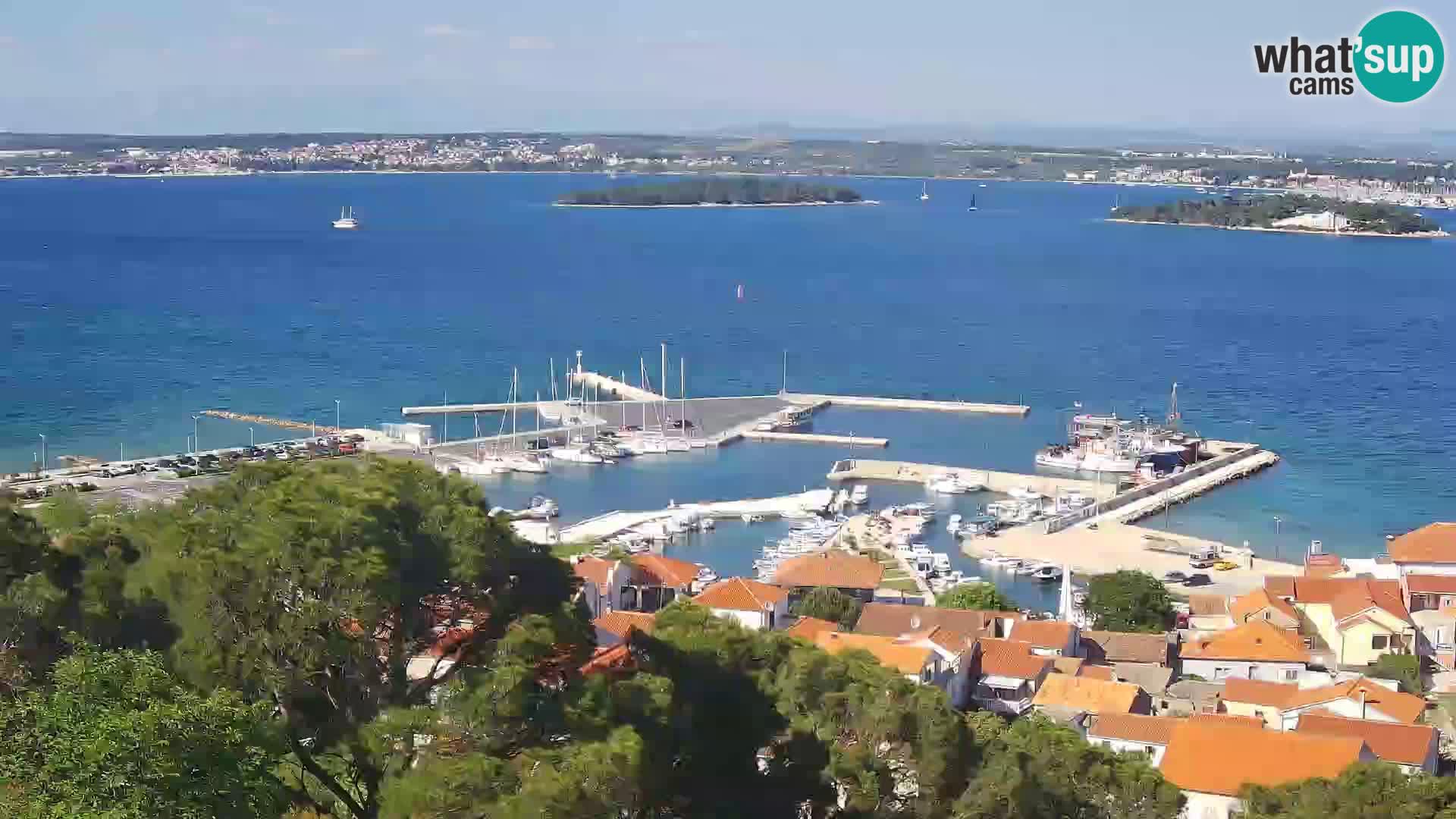 Tkon – Kalvaria – Blick auf Pašman Kanal