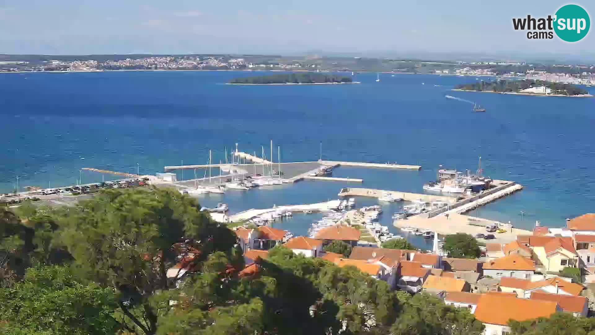 Tkon – Kalvaria – Blick auf Pašman Kanal
