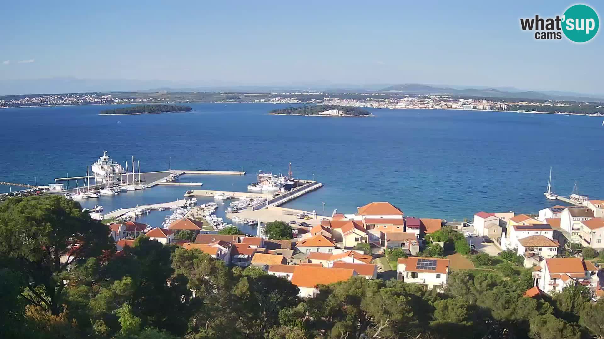 Tkon – Kalvarija – vue sur le canal Pašman