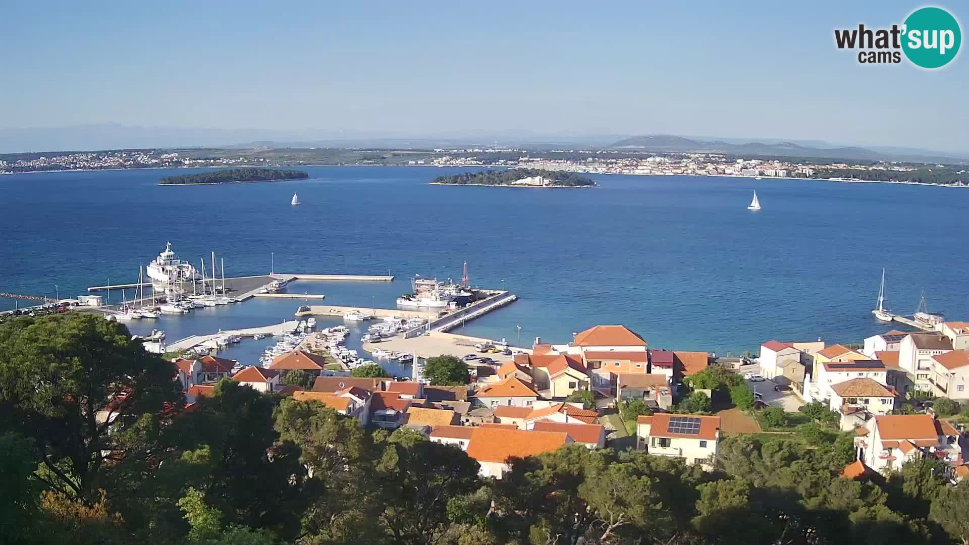 Tkon – Kalvarija – pogled na Pašmanski kanal