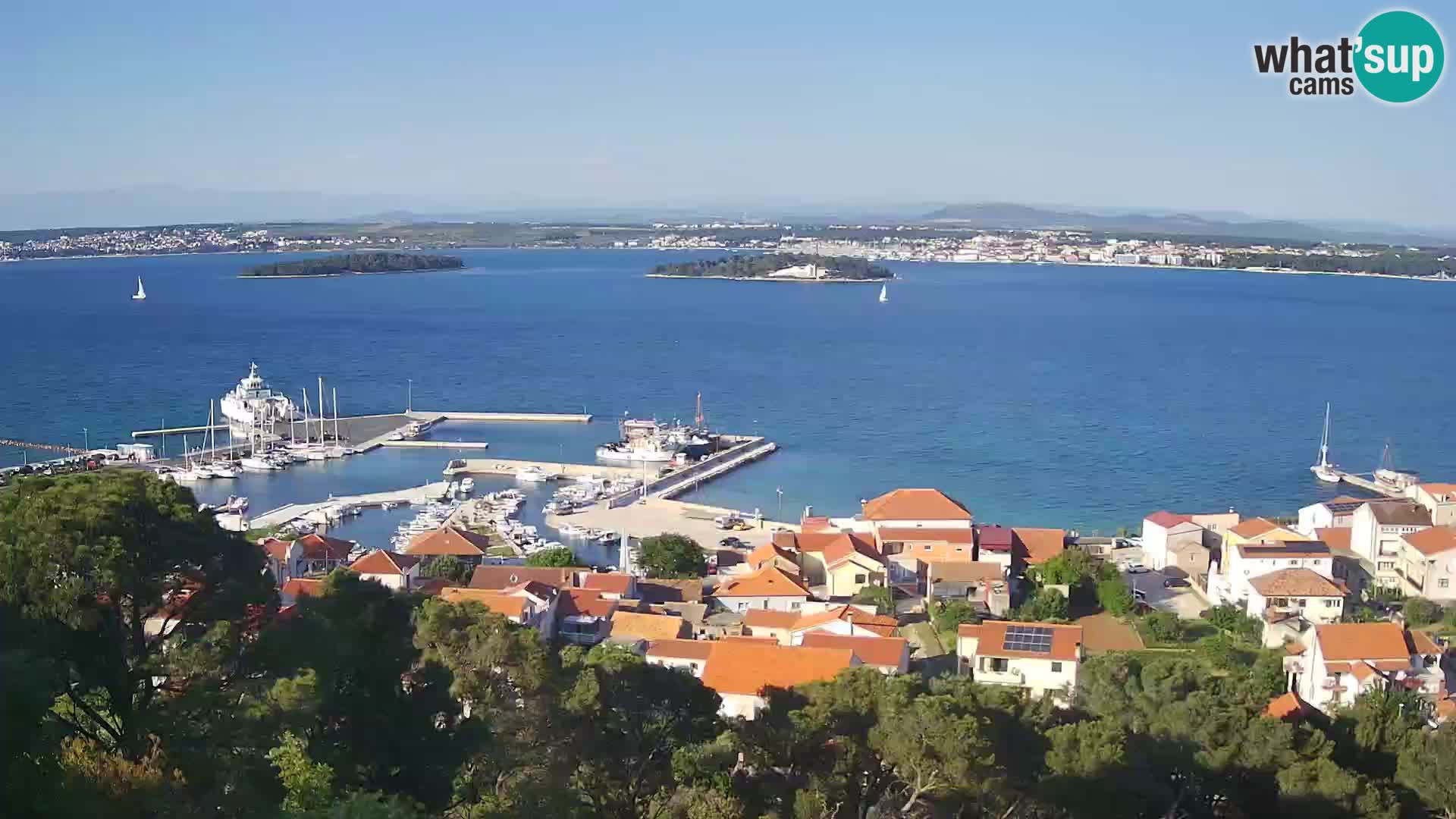 Tkon – Kalvaria – panorama del canale di Pašman