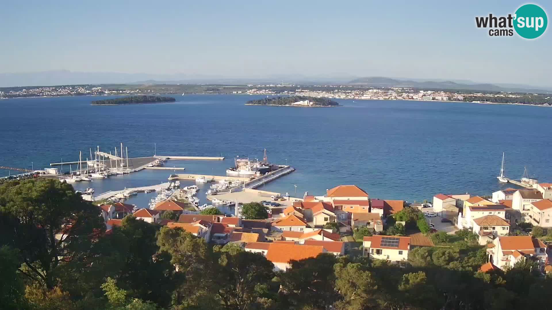 Tkon – Kalvarija – pogled na Pašmanski kanal