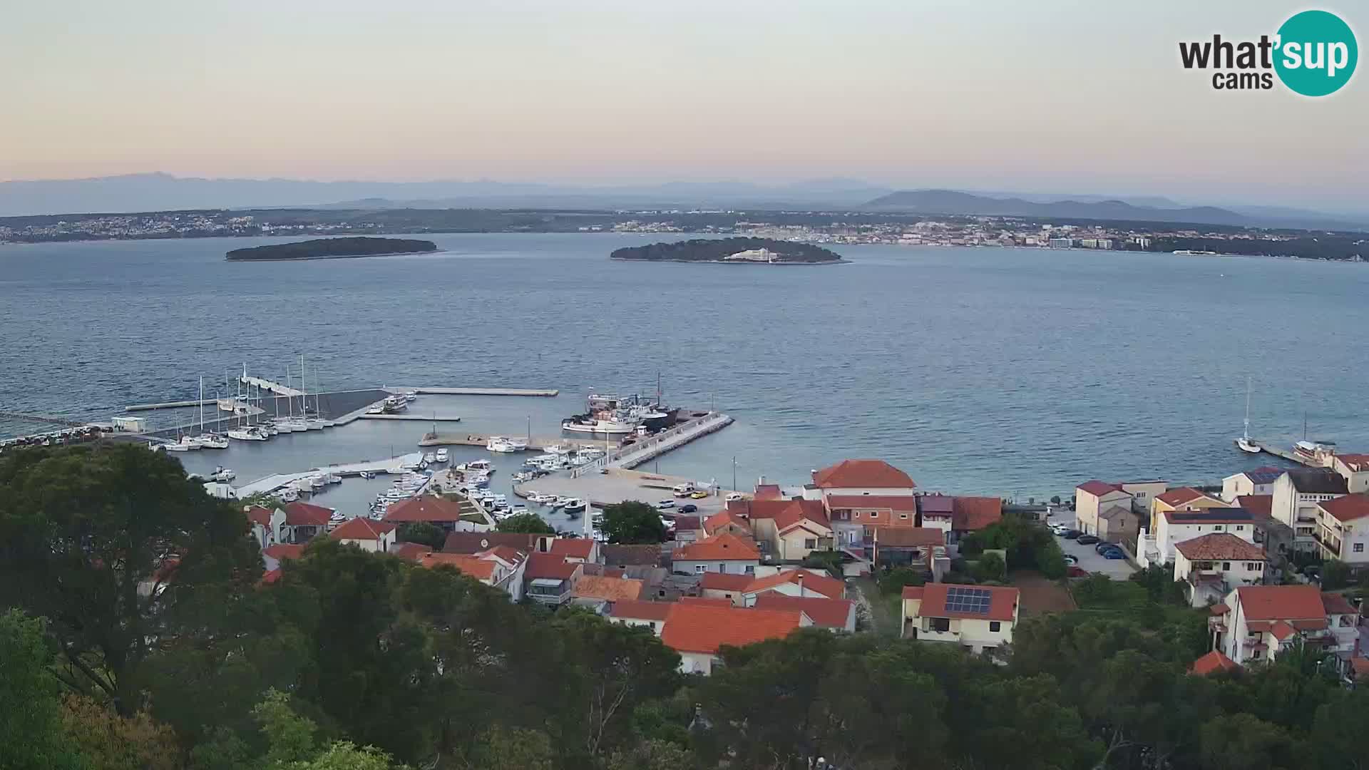 Tkon – Kalvaria – panorama del canale di Pašman