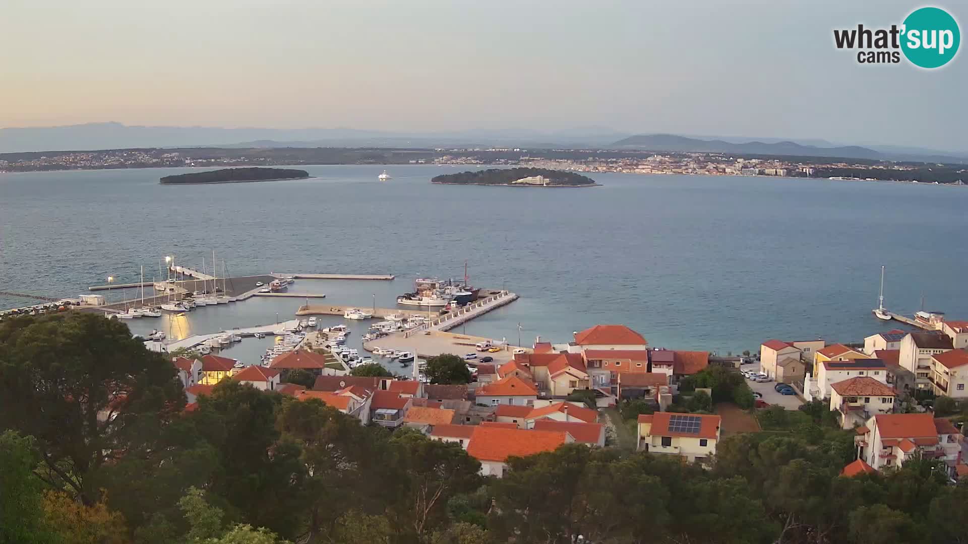 Tkon – Kalvarija – vue sur le canal Pašman