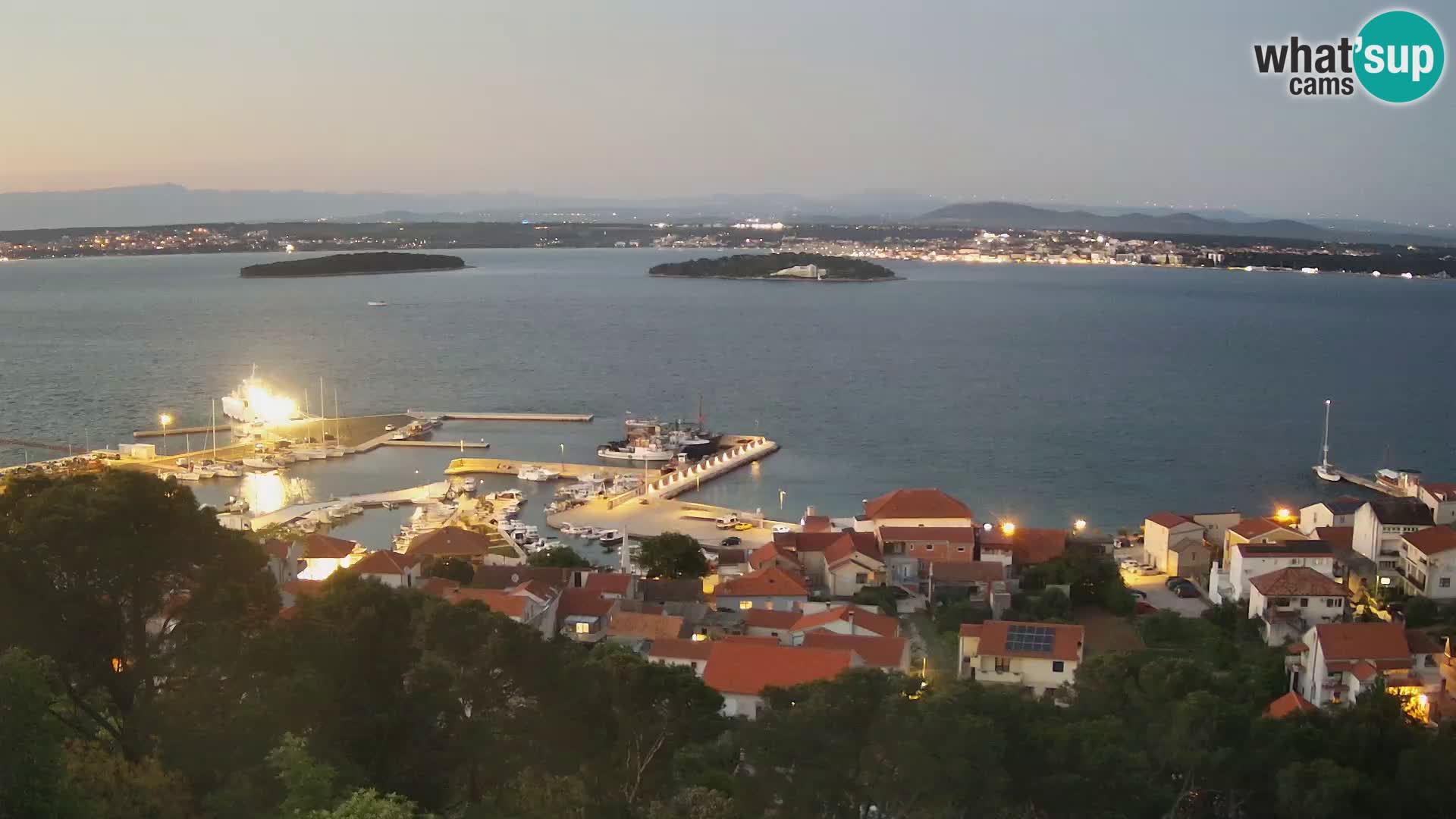 Tkon – Kalvarija – pogled na Pašmanski kanal