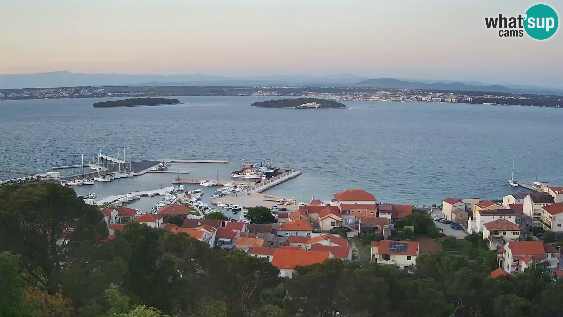 Tkon – Kalvaria – panorama del canale di Pašman