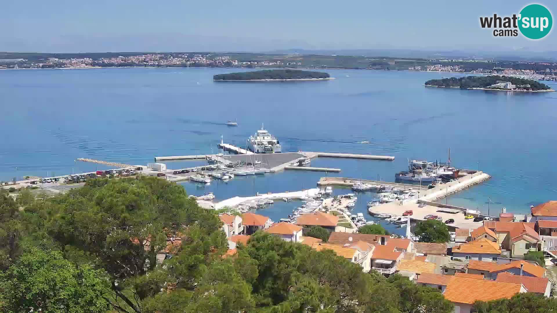 Tkon – Kalvaria – panorama del canale di Pašman