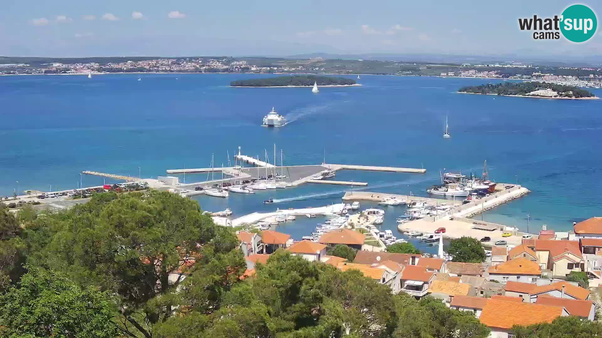 Tkon – Kalvaria – view of Pašman channel