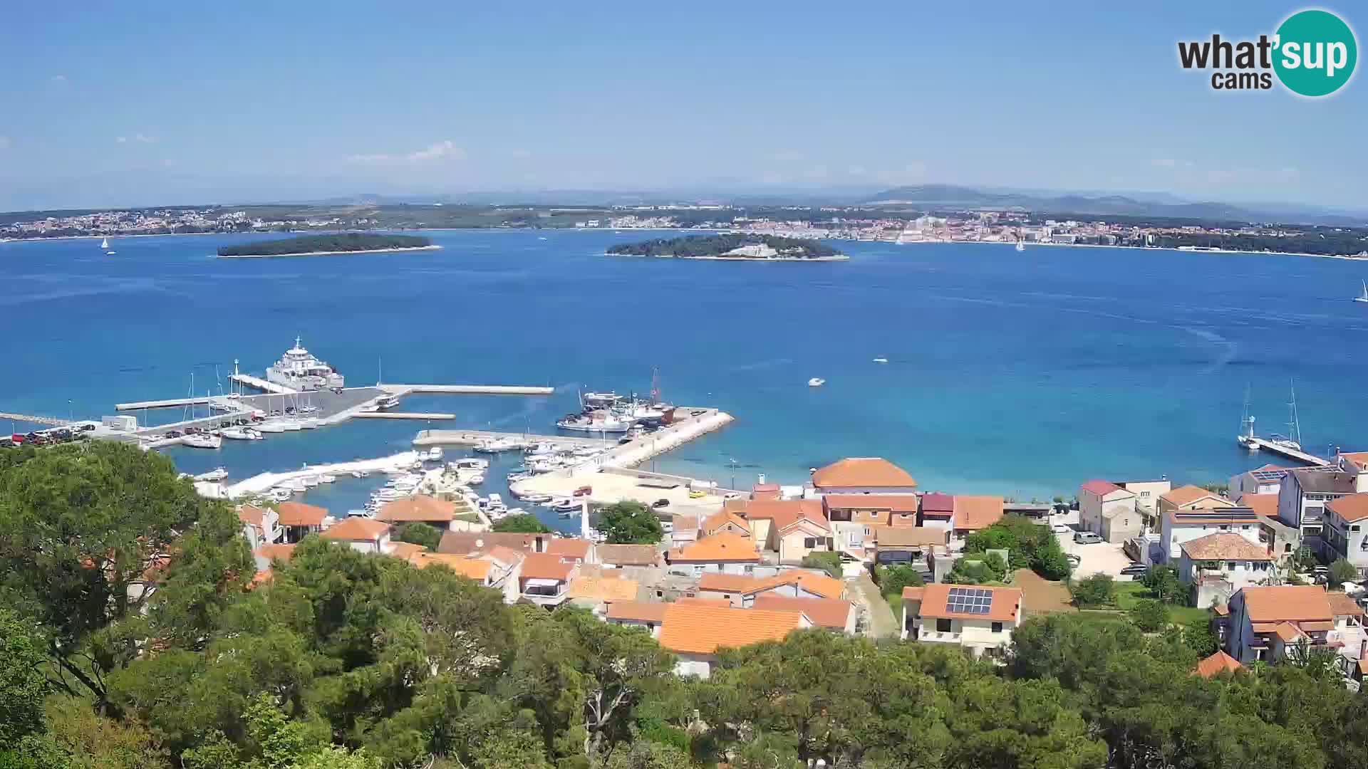 Tkon – Kalvaria – view of Pašman channel
