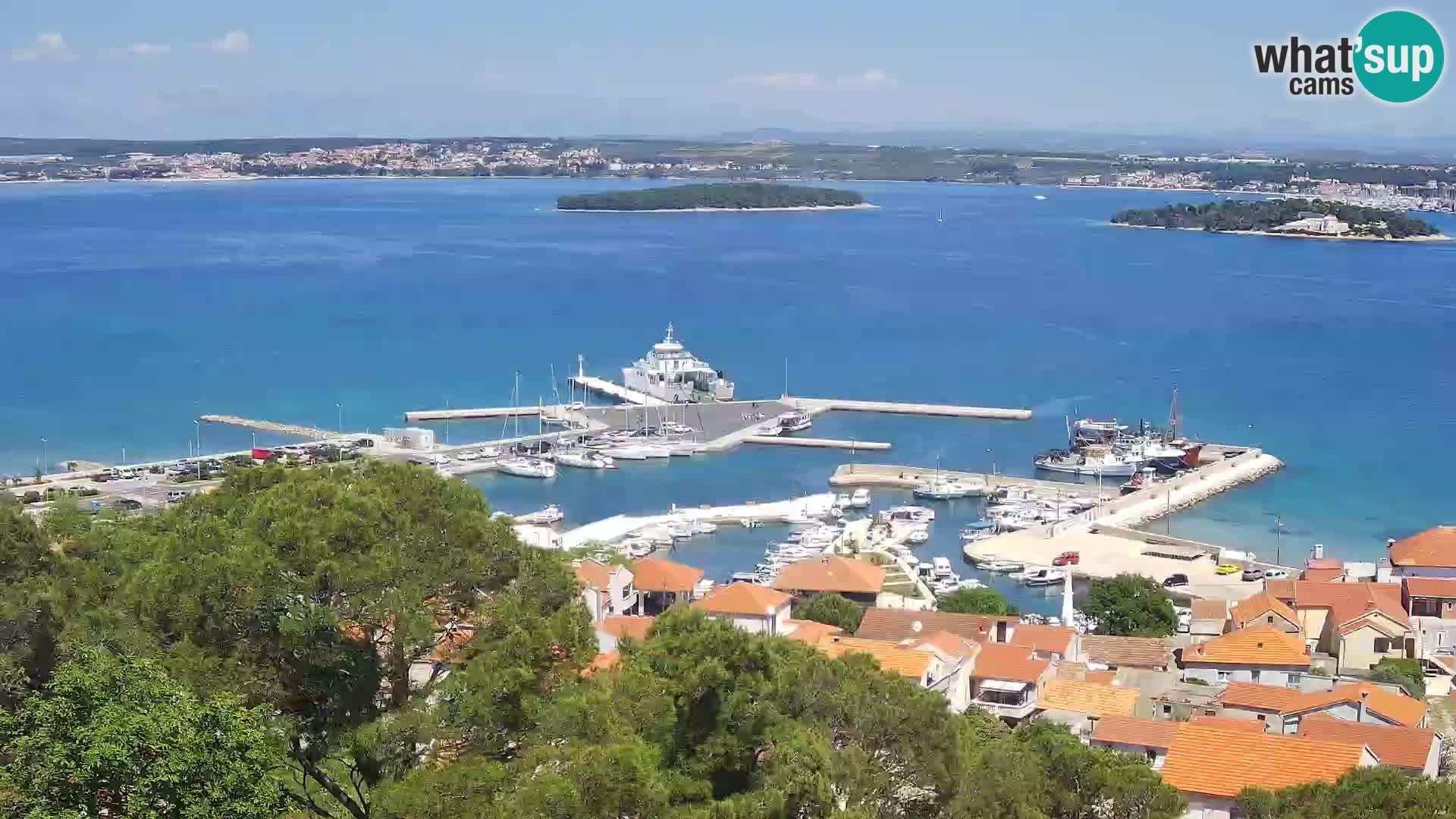 Tkon – Kalvaria – panorama del canale di Pašman