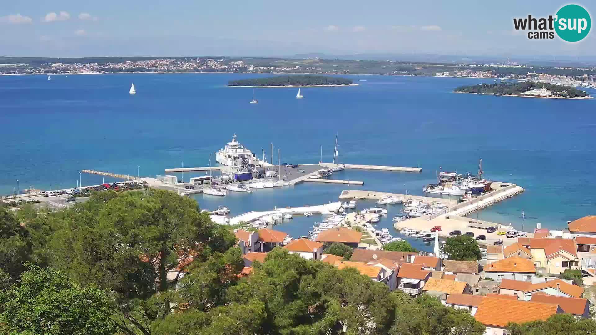 Tkon – Kalvarija – vue sur le canal Pašman