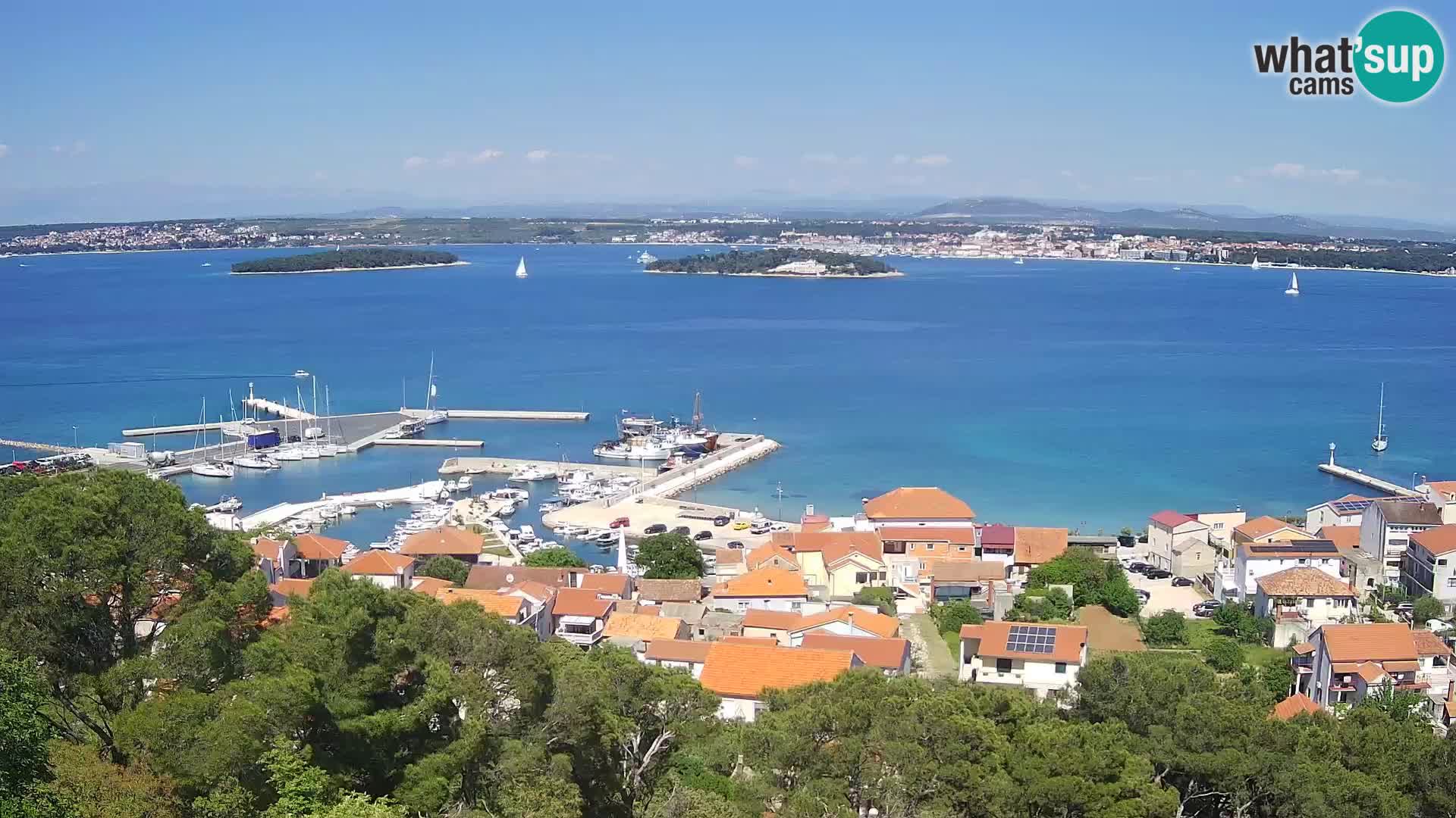 Tkon – Kalvaria – view of Pašman channel