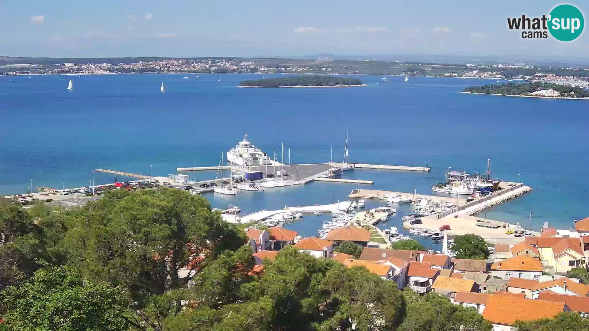 Tkon – Kalvaria – view of Pašman channel