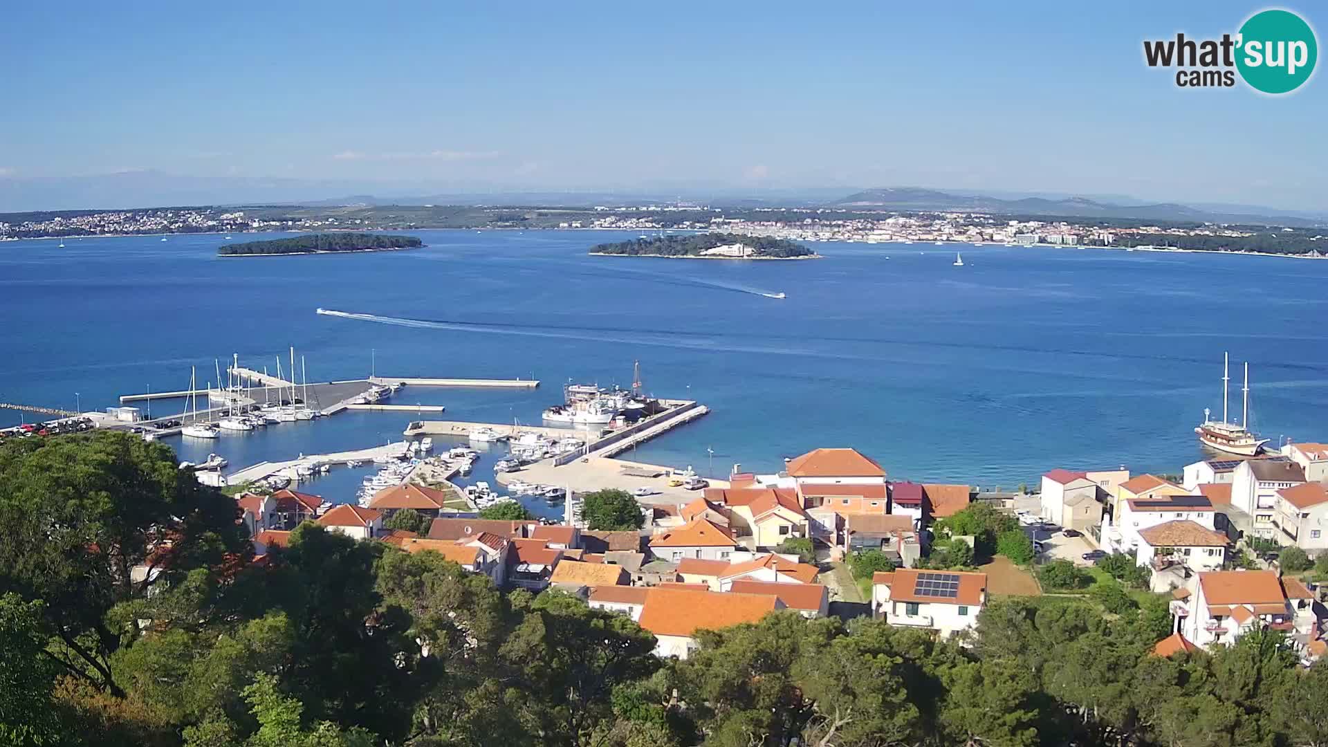 Tkon – Kalvaria – Blick auf Pašman Kanal