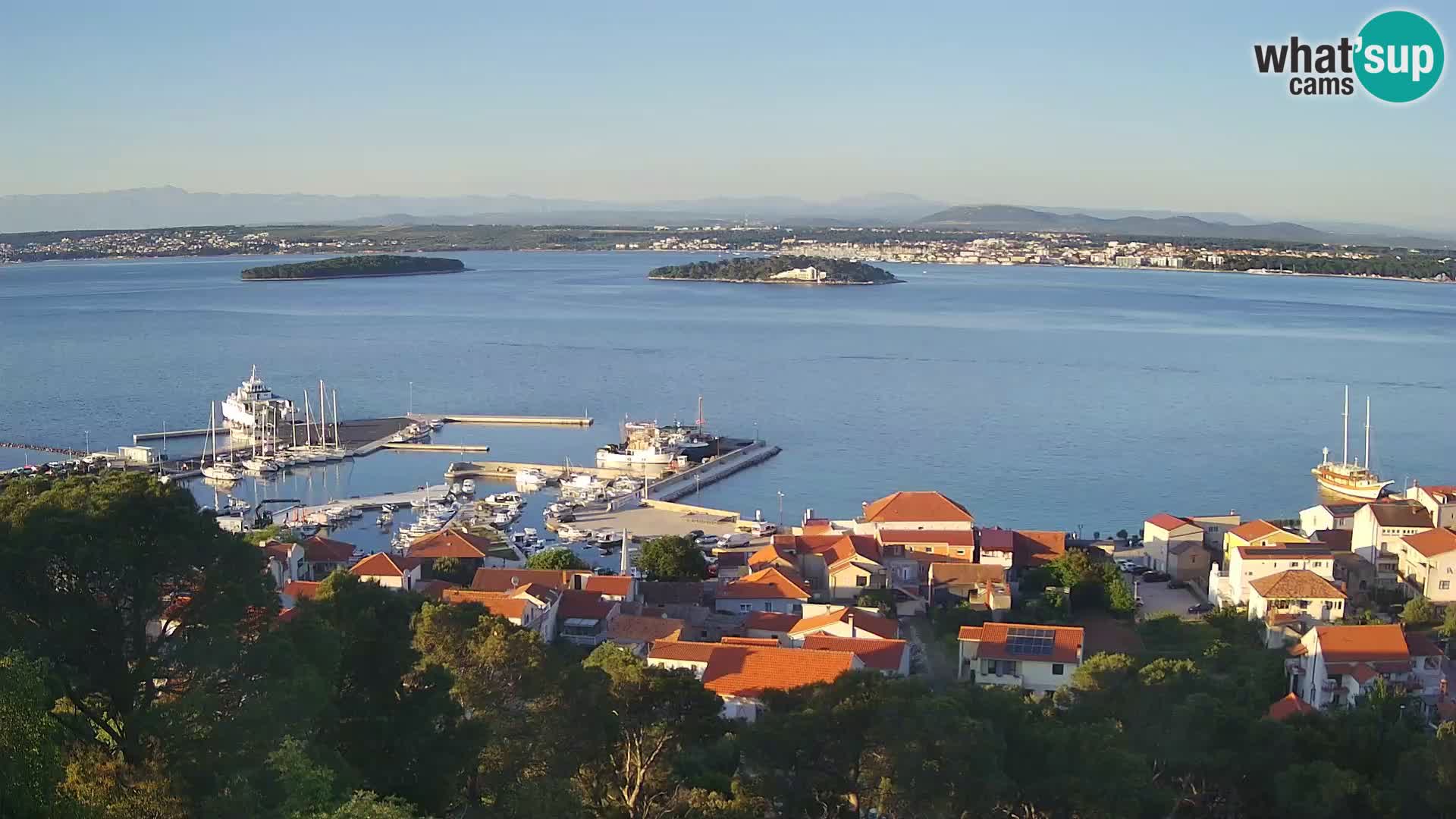 Tkon – Kalvarija – vue sur le canal Pašman