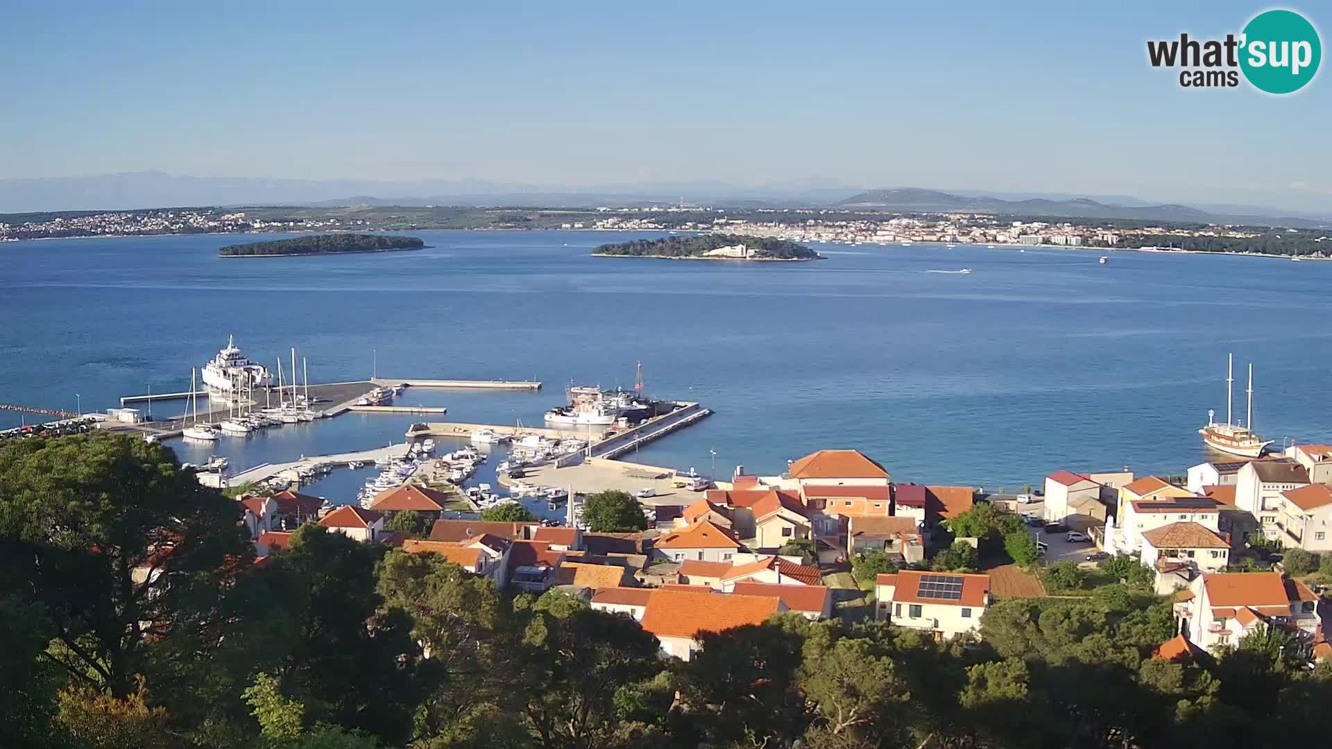 Tkon – Kalvaria – view of Pašman channel