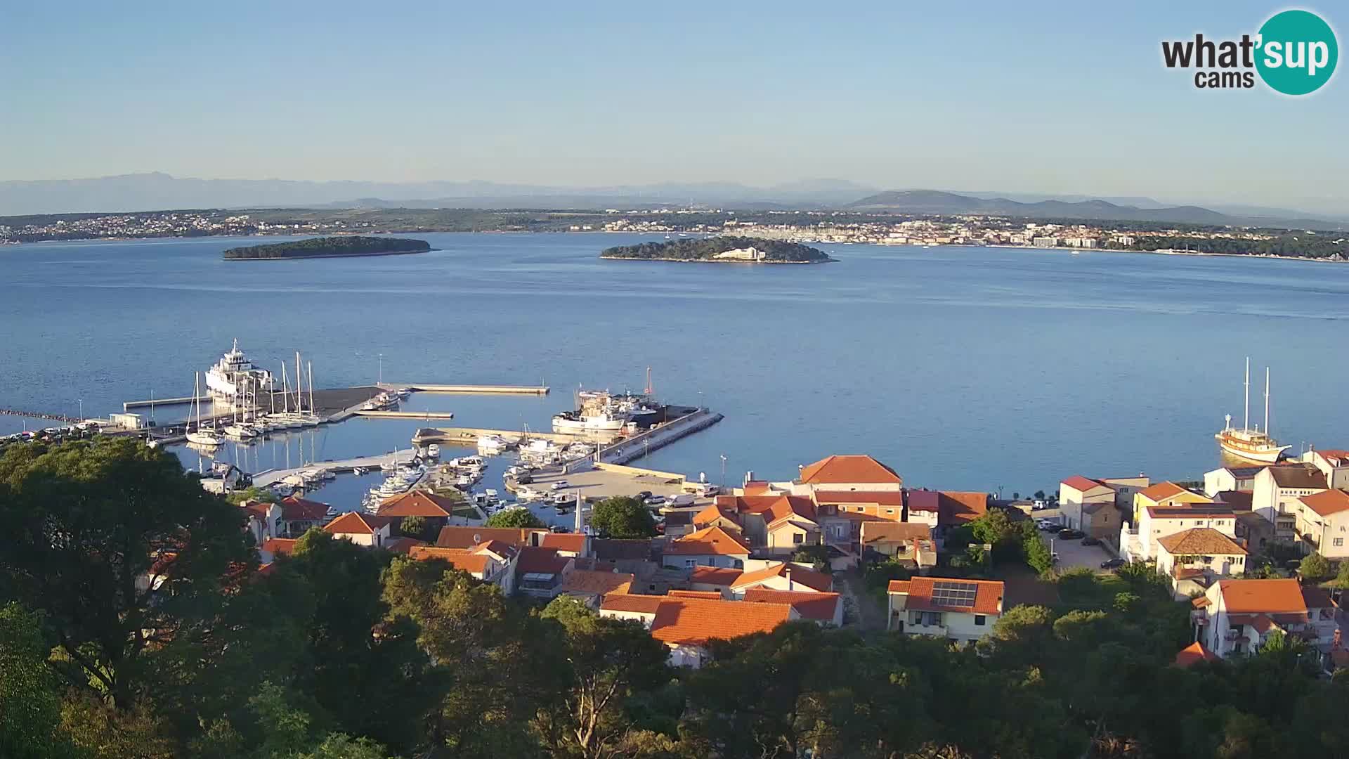 Tkon – Kalvarija – vue sur le canal Pašman