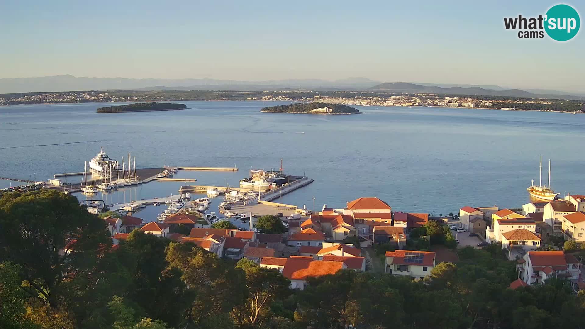 Tkon – Kalvaria – view of Pašman channel