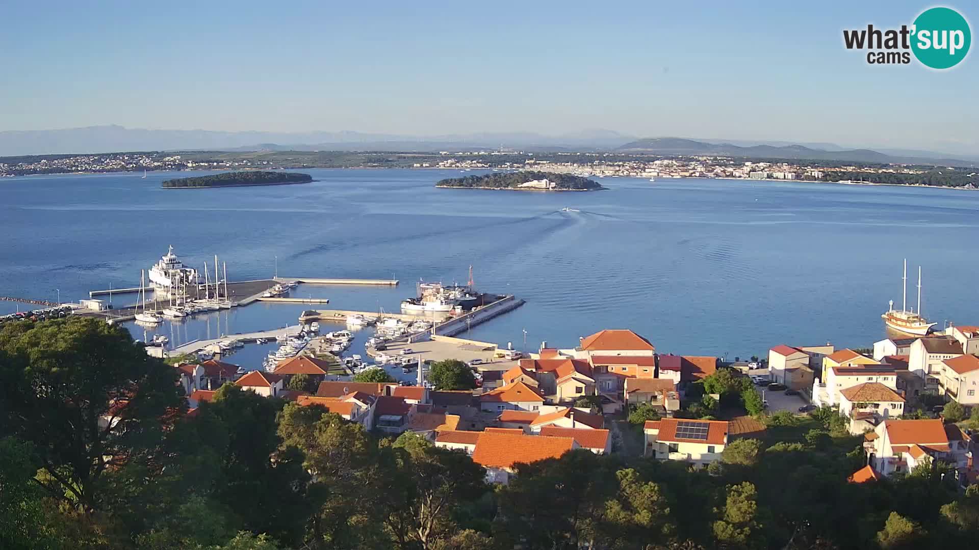 Tkon – Kalvarija – pogled na Pašmanski kanal