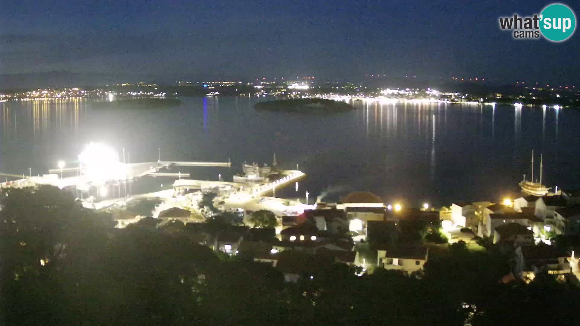Tkon – Kalvarija – vue sur le canal Pašman