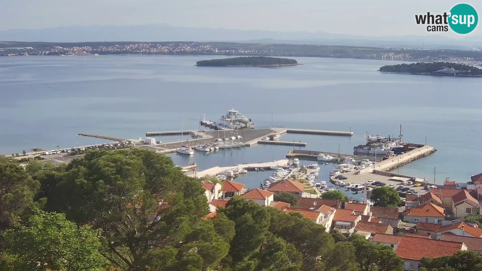 Tkon – Kalvarija – vue sur le canal Pašman