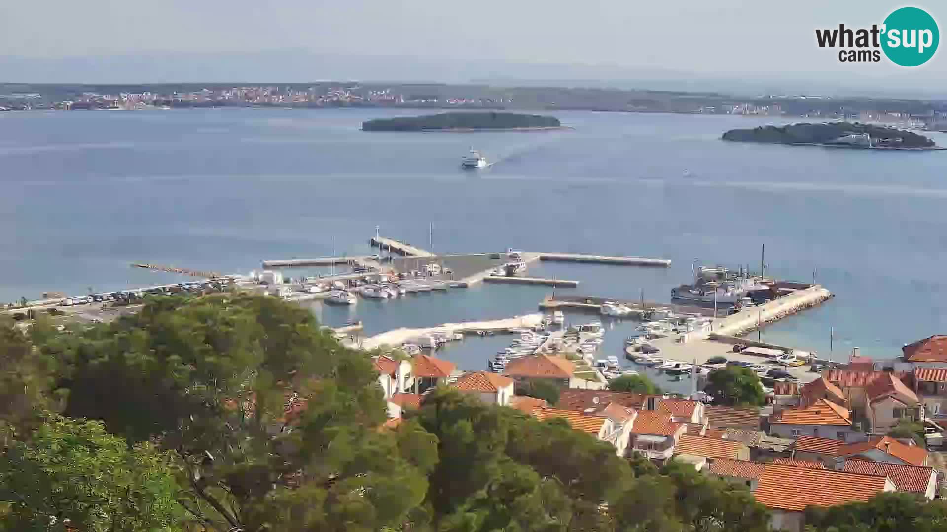 Tkon – Kalvaria – Blick auf Pašman Kanal