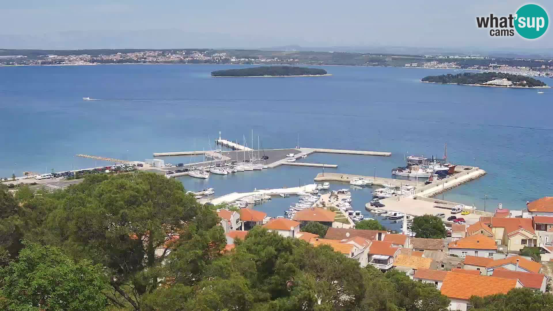 Tkon – Kalvarija – vue sur le canal Pašman