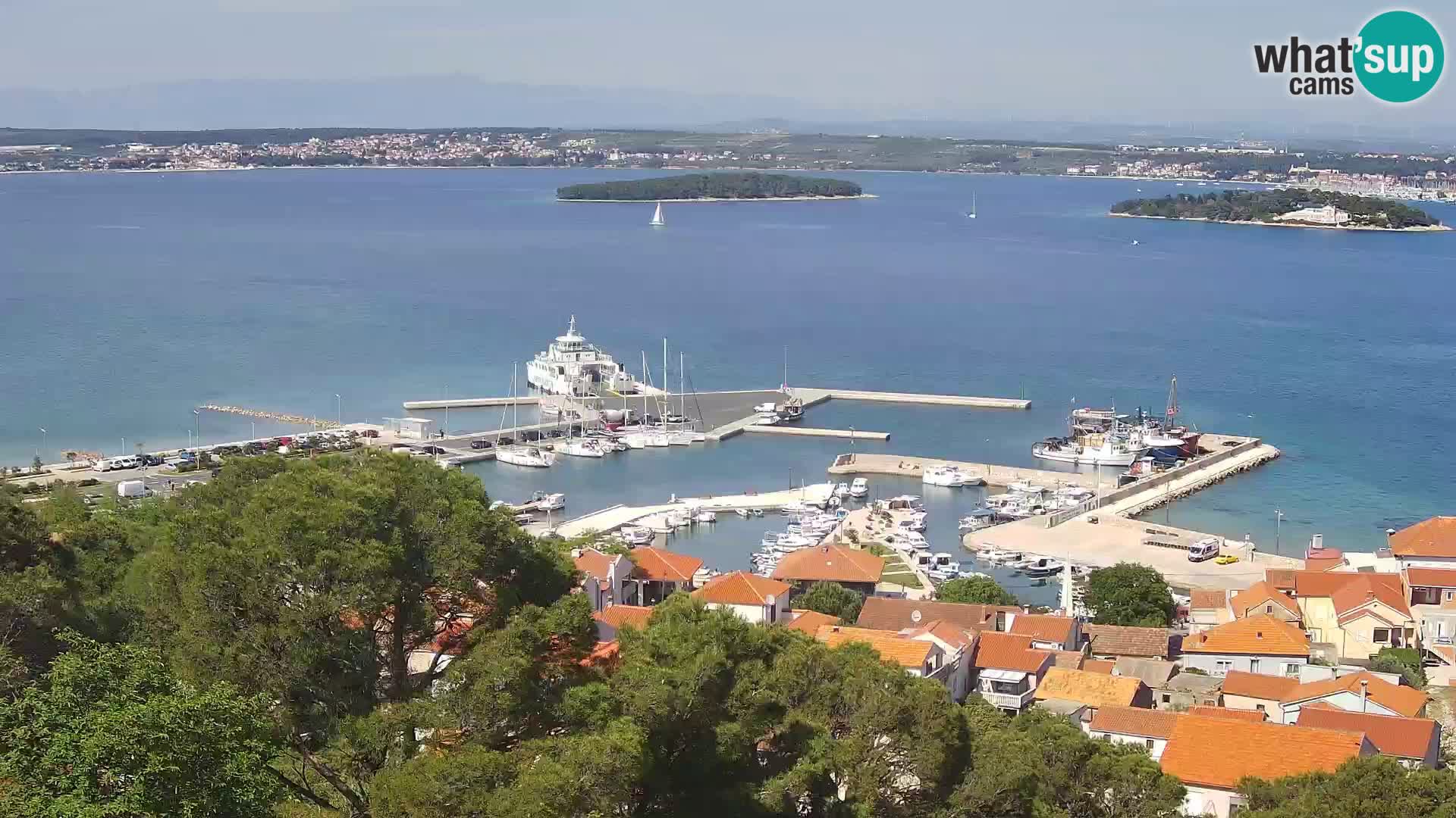 Tkon – Kalvaria – view of Pašman channel