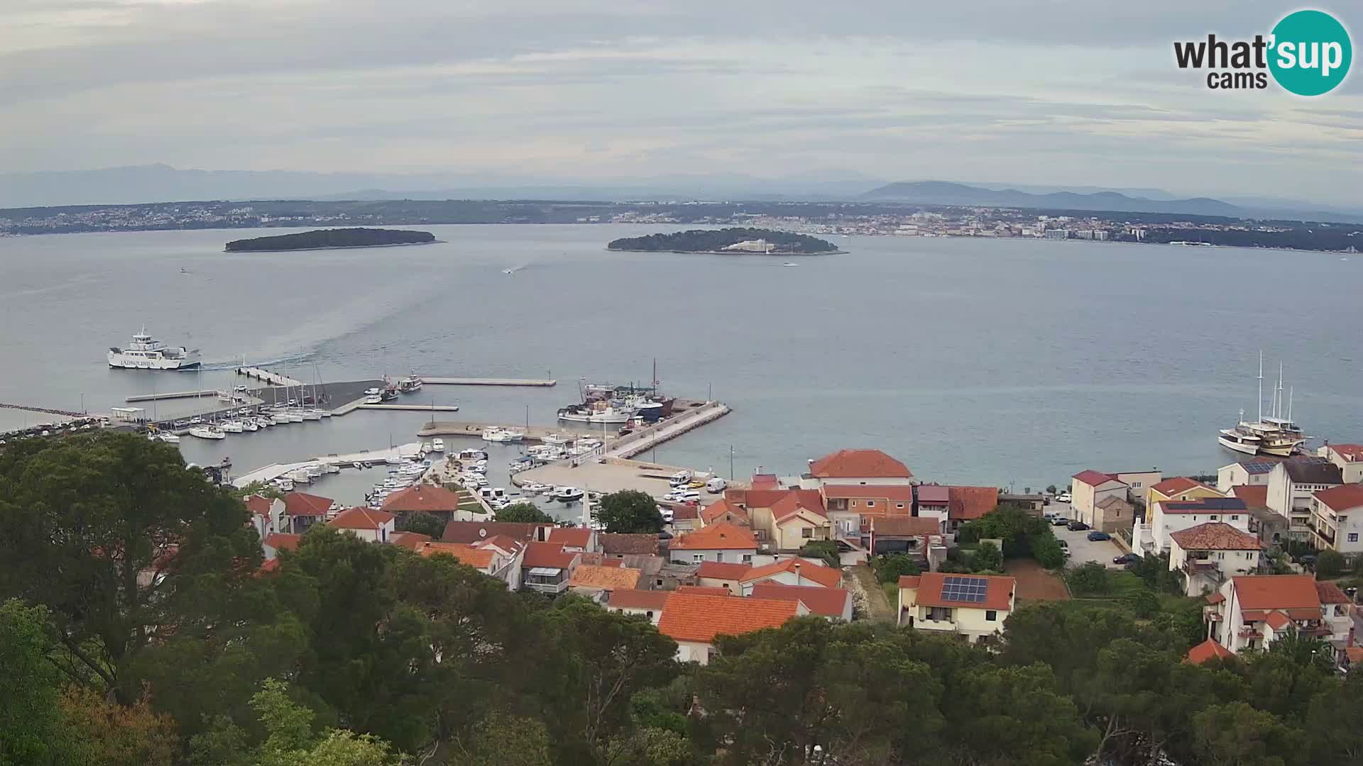 Tkon – Kalvaria – vista del canal de Pašman