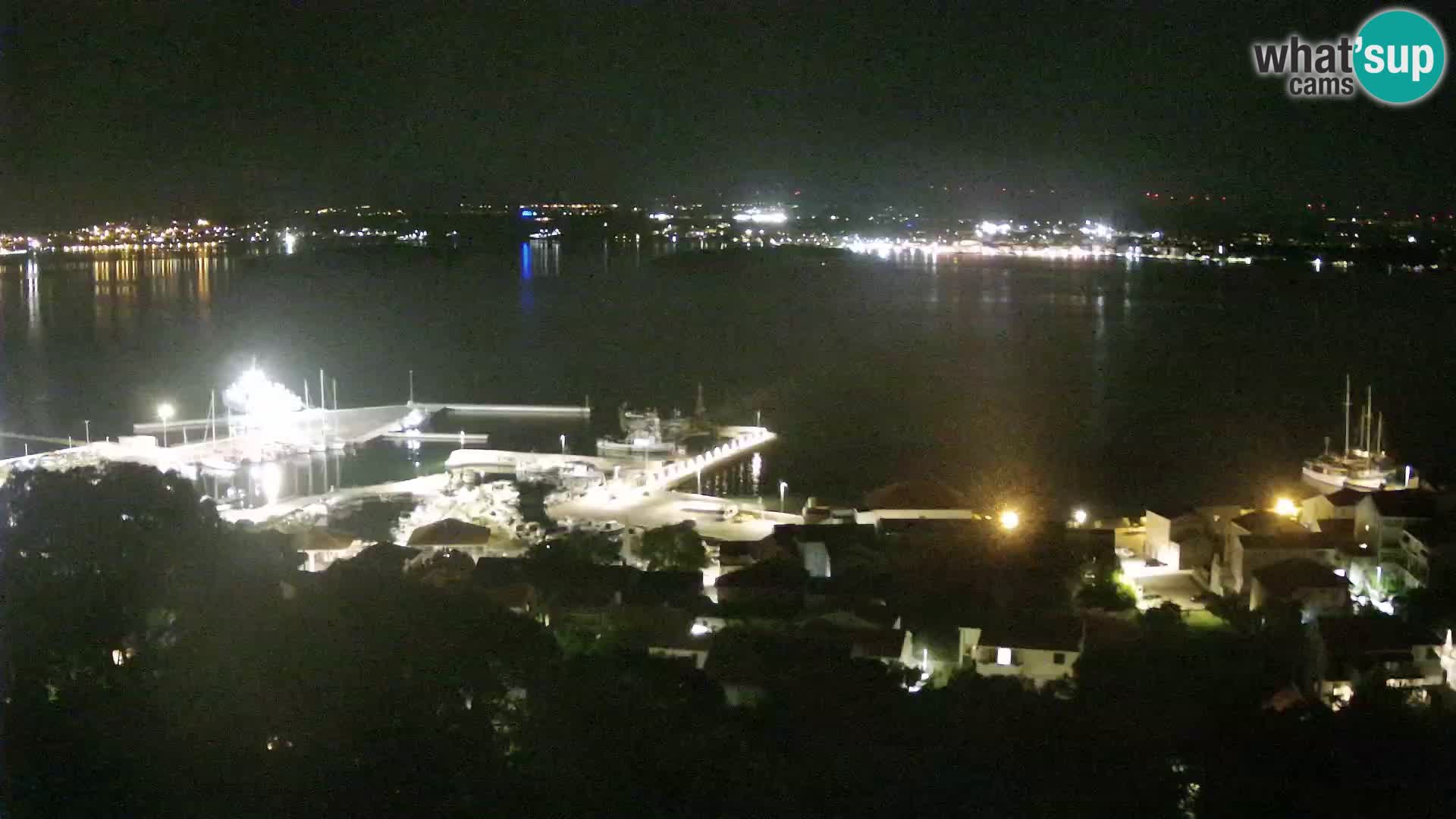 Tkon – Kalvarija – vue sur le canal Pašman