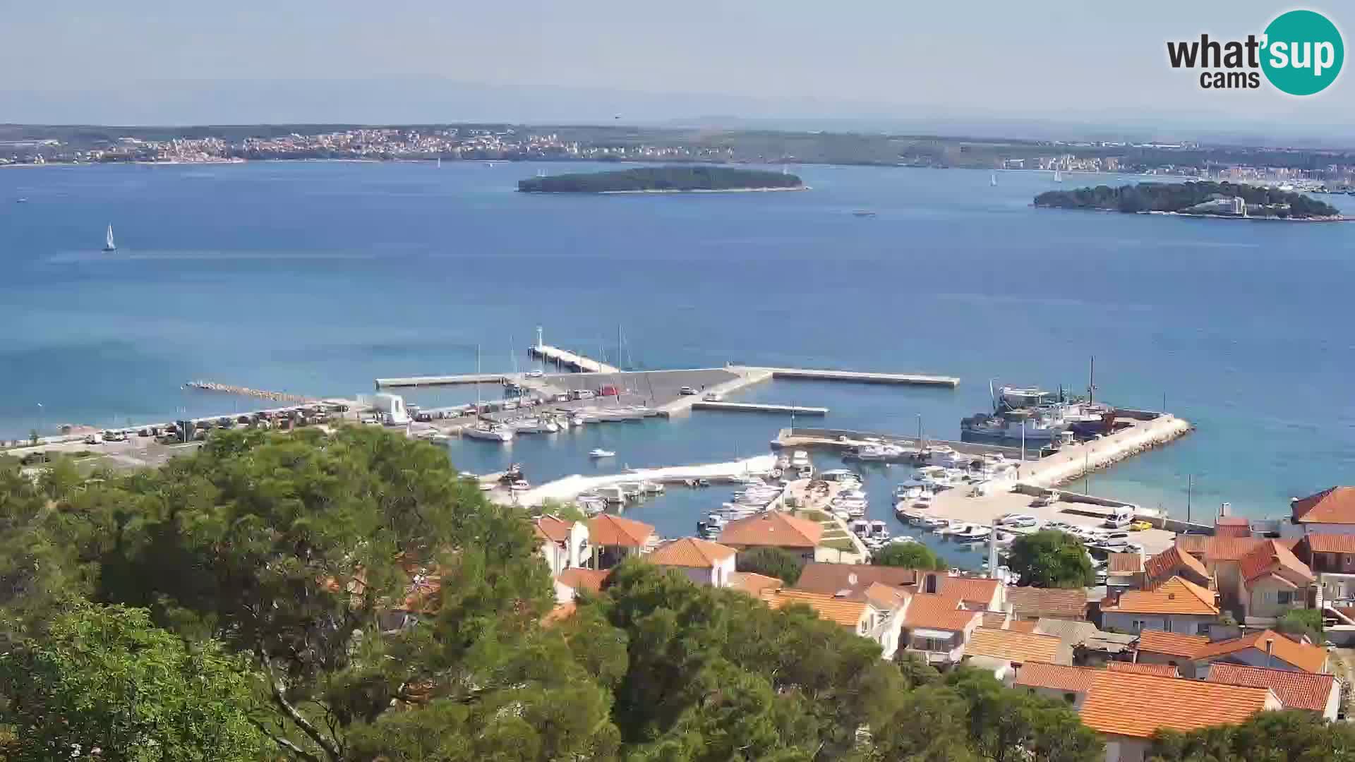 Tkon – Kalvaria – panorama del canale di Pašman