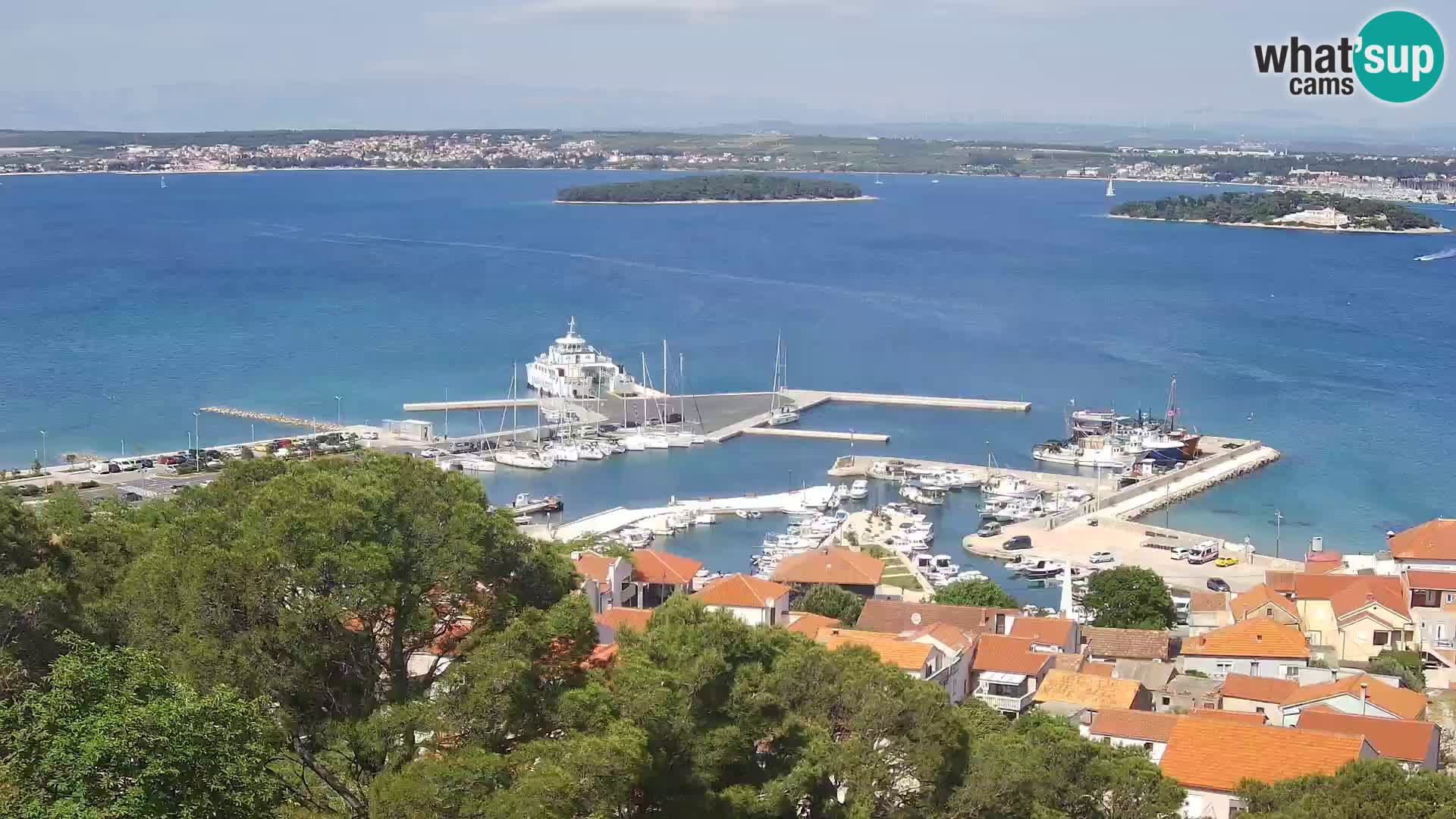 Tkon – Kalvaria – view of Pašman channel