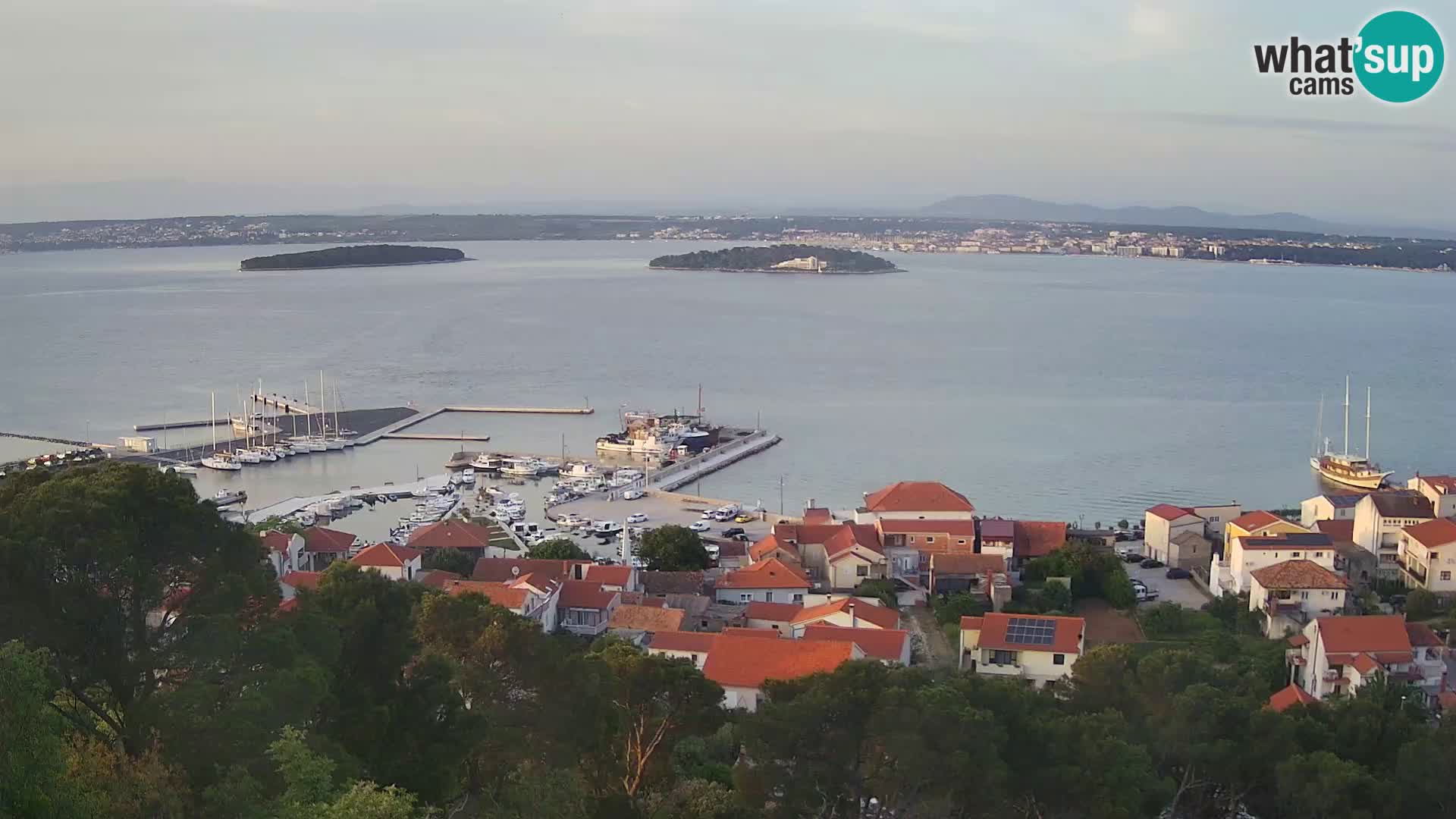 Tkon – Kalvaria – panorama del canale di Pašman