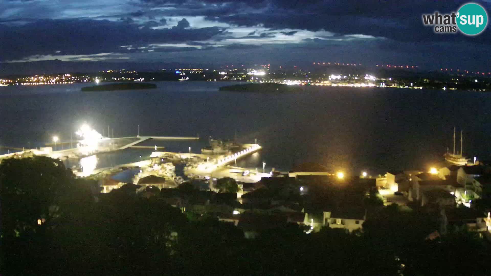 Tkon – Kalvarija – pogled na Pašmanski kanal