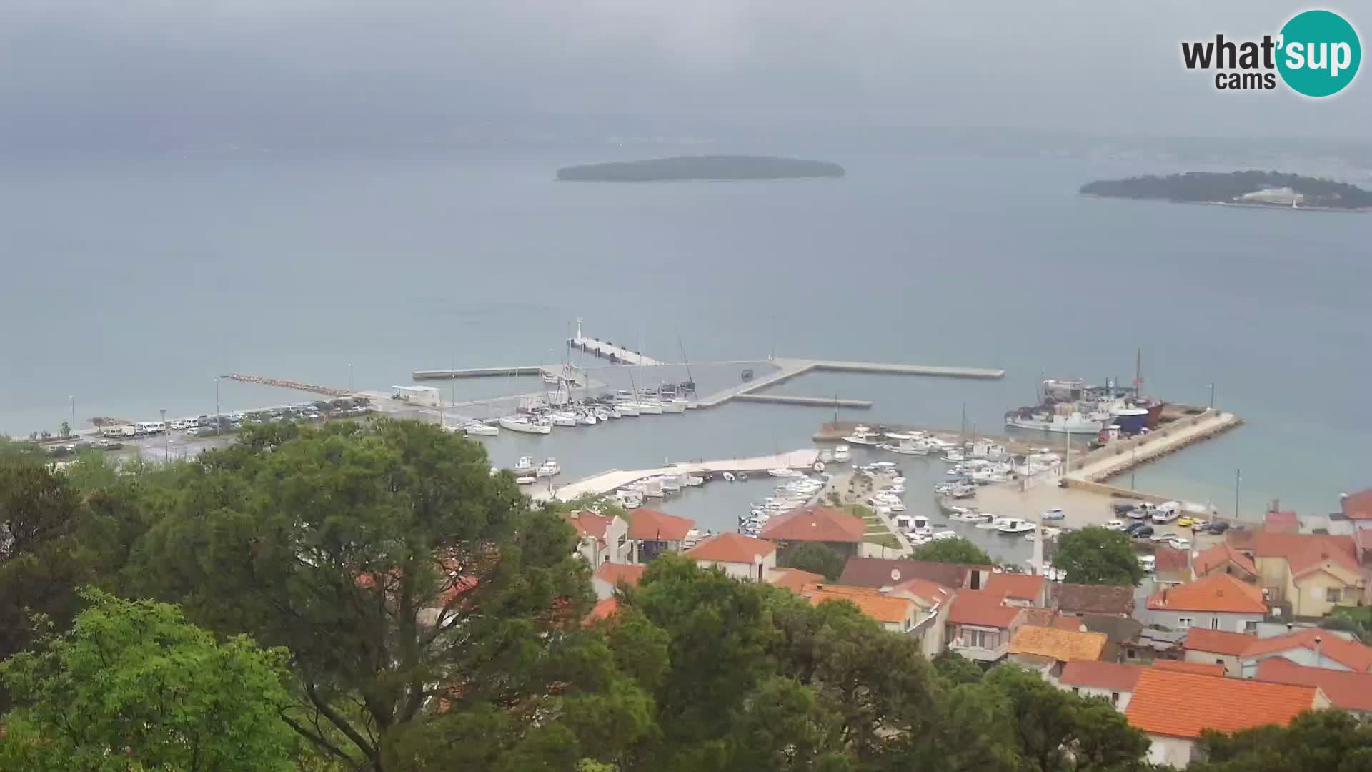 Tkon – Kalvarija – vue sur le canal Pašman