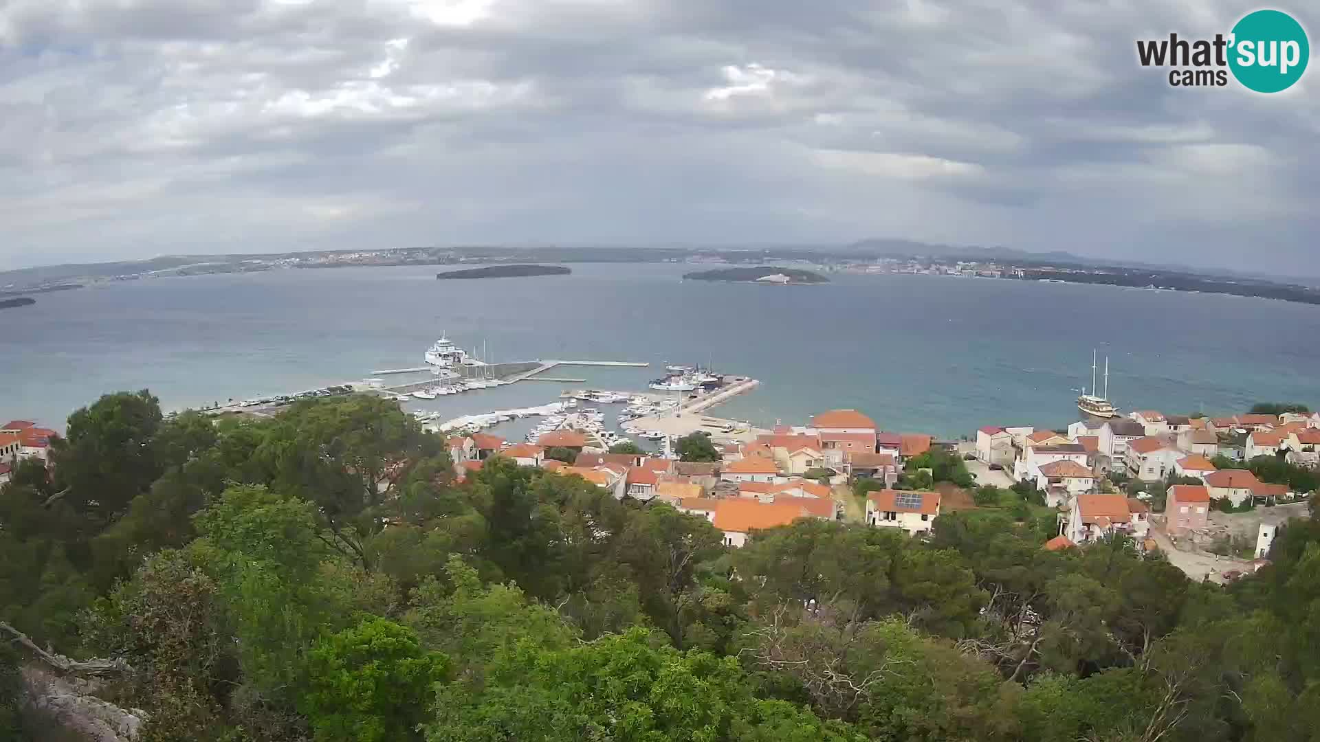 Tkon – Kalvaria – view of Pašman channel
