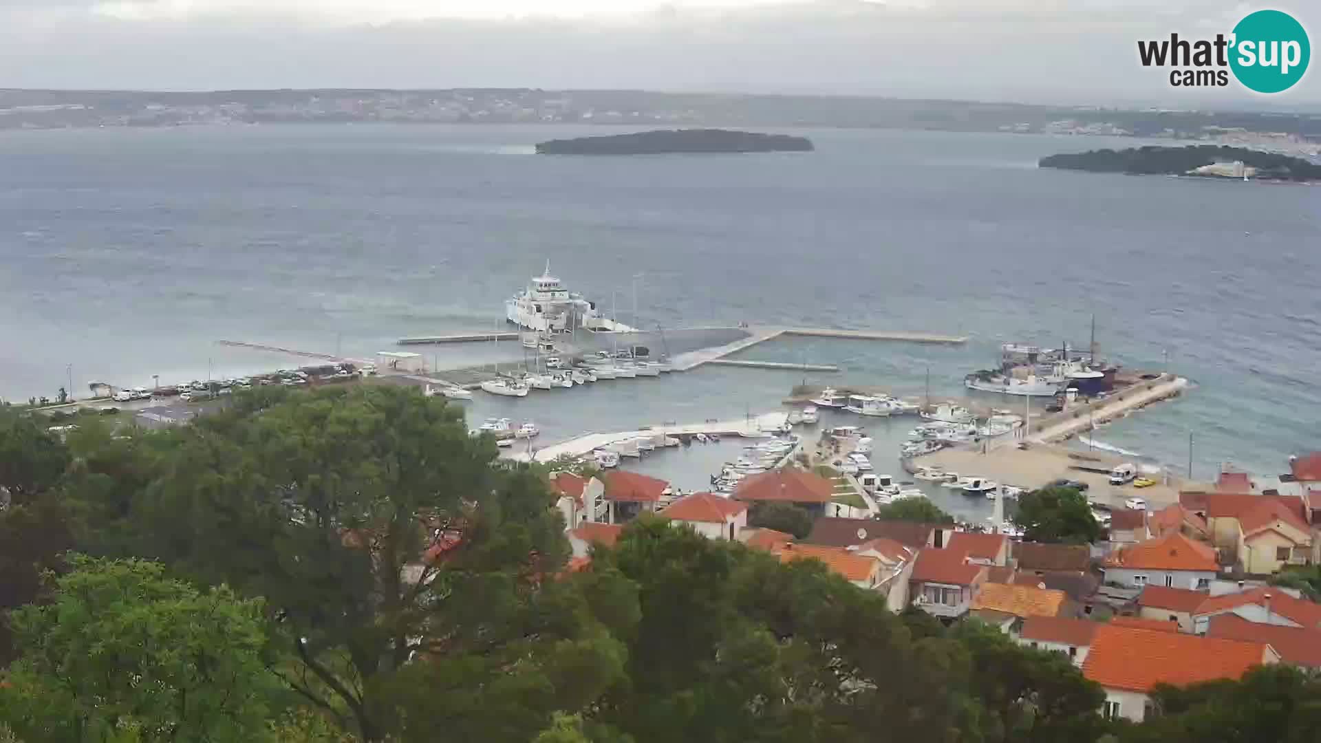 Tkon – Kalvaria – panorama del canale di Pašman