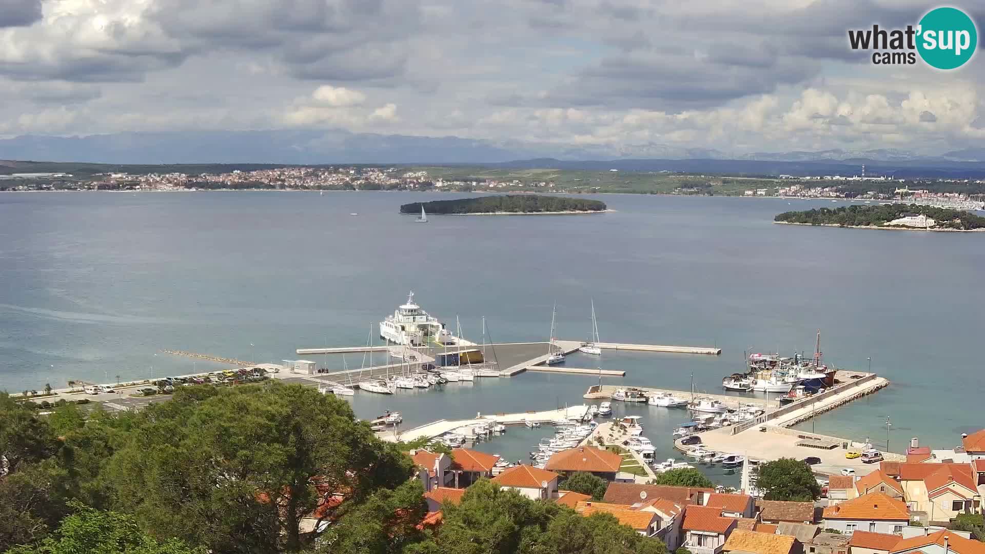 Tkon – Kalvarija – pogled na Pašmanski kanal