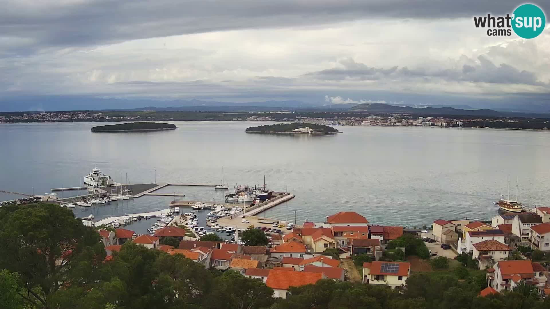 Tkon – Kalvaria – view of Pašman channel