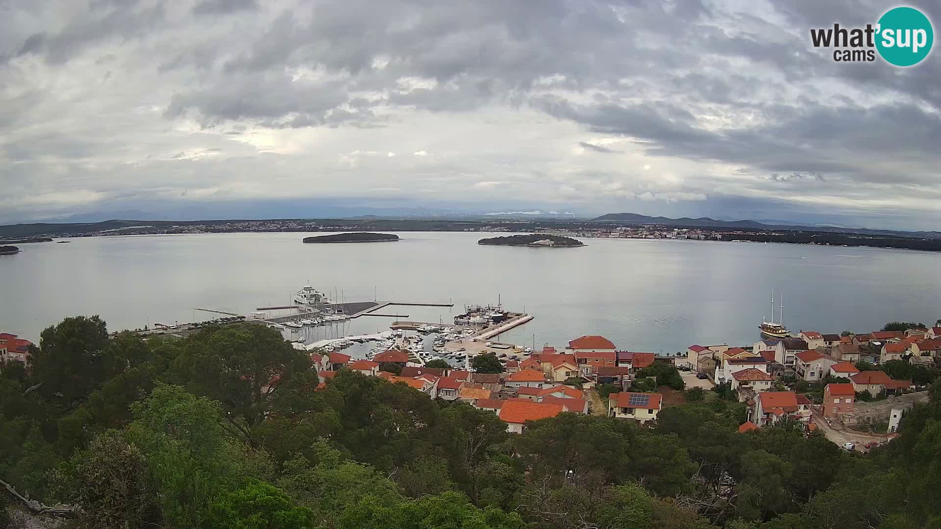 Tkon – Kalvaria – view of Pašman channel