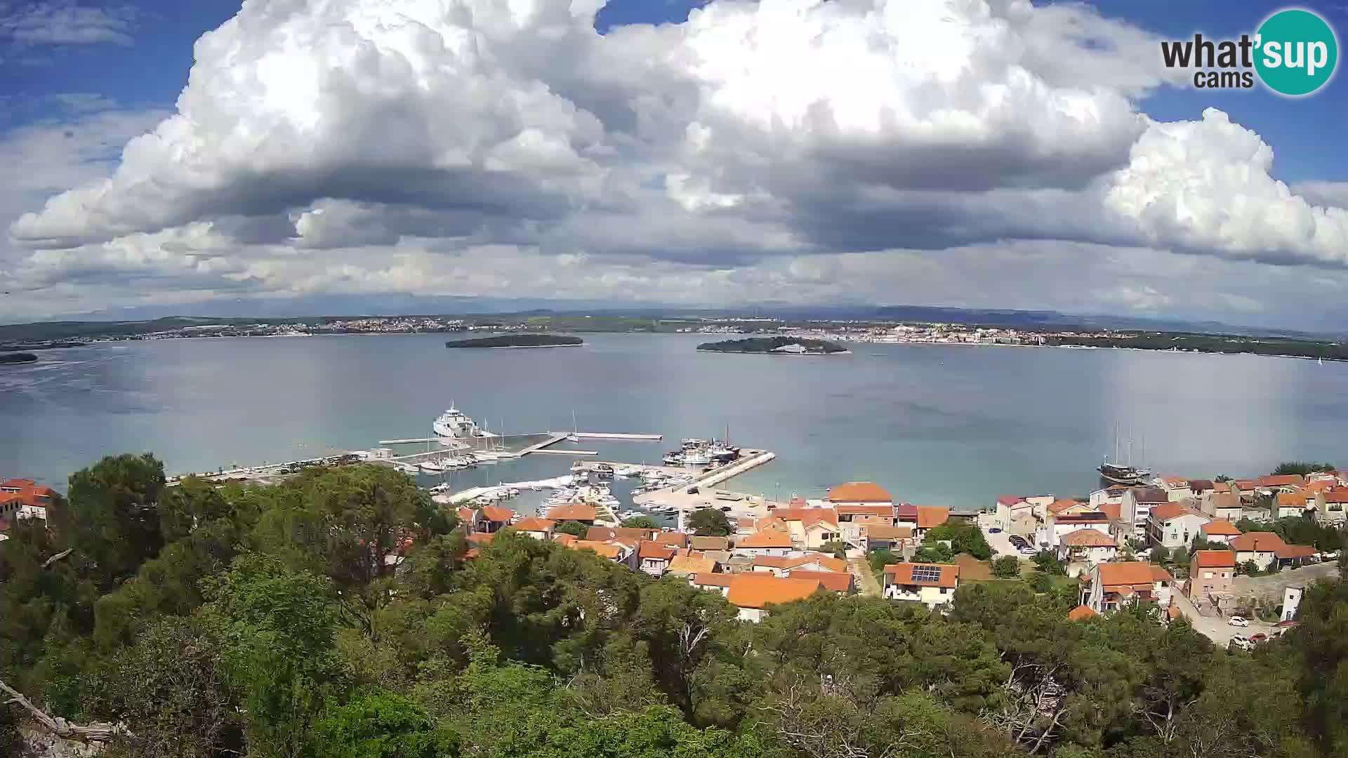 Tkon – Kalvarija – vue sur le canal Pašman