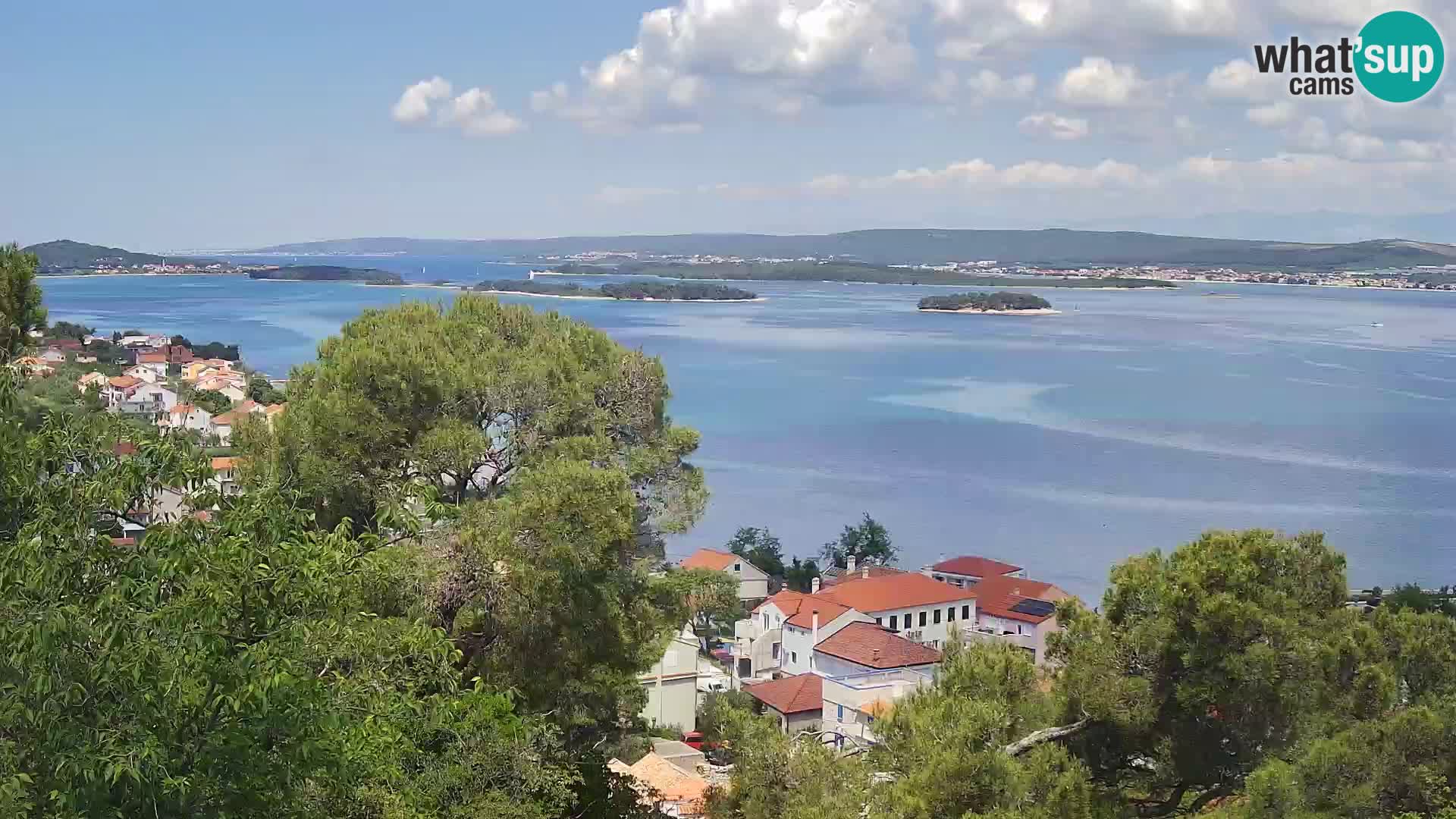 Tkon – Kalvarija – pogled na Pašmanski kanal